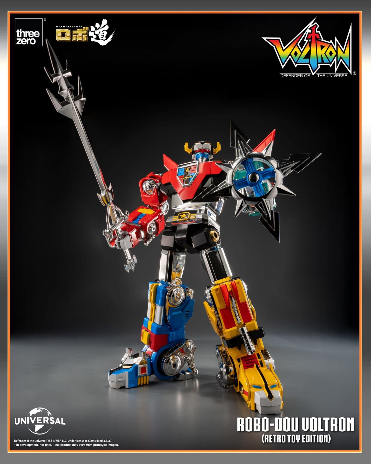 Voltron: Defender of the Universe (Retro Toy Edition) Hits Threezero 