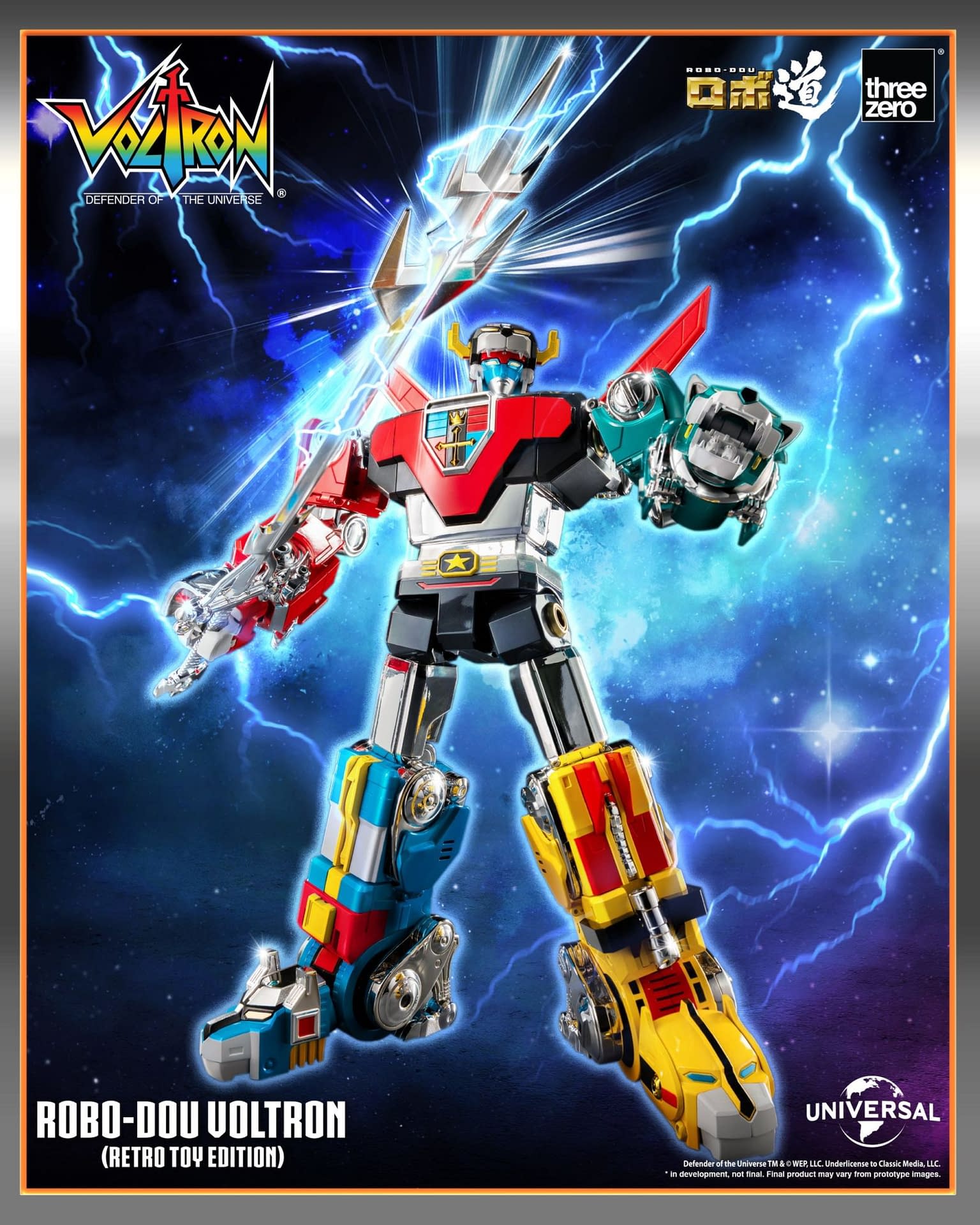 Voltron: Defender of the Universe (Retro Toy Edition) Hits Threezero 