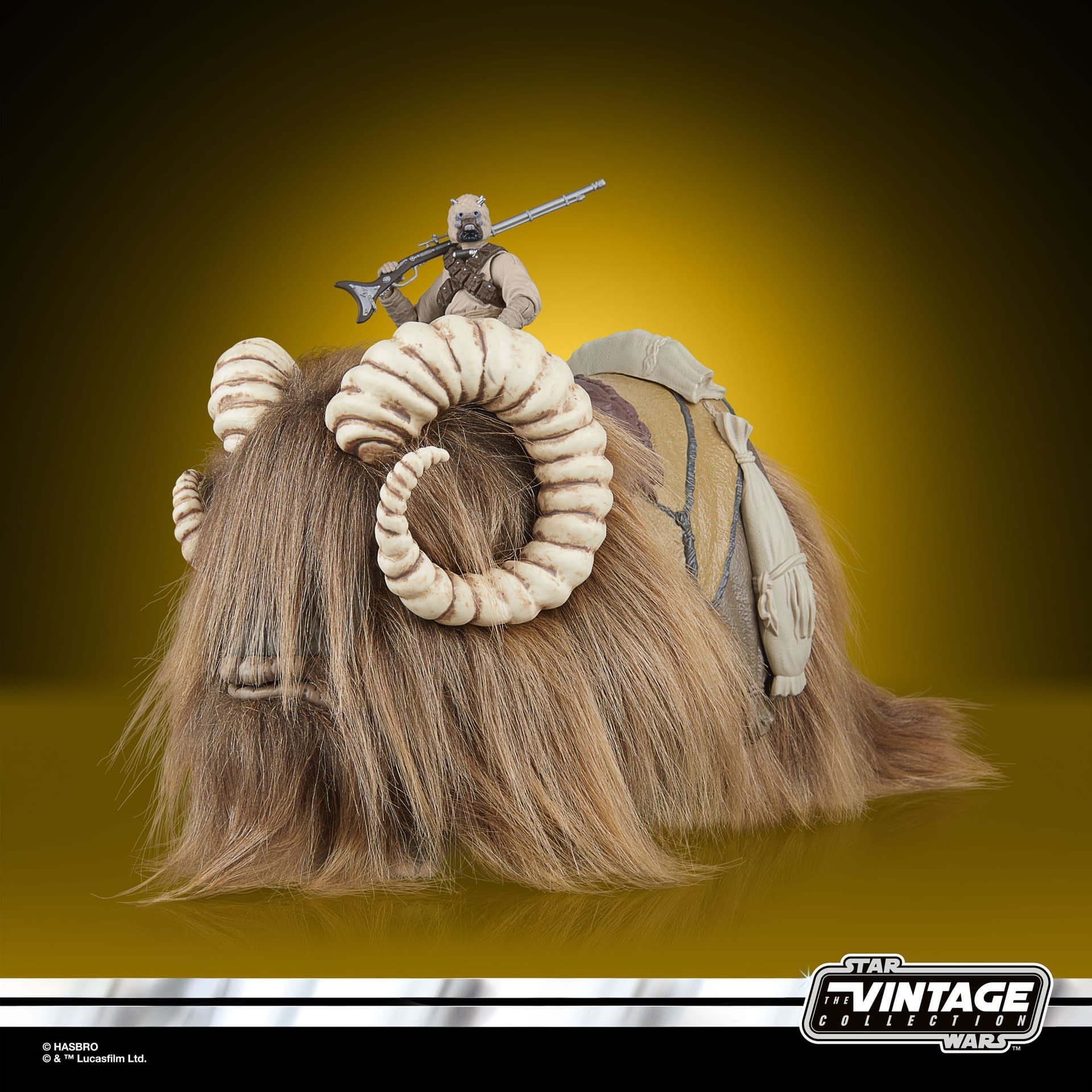 Tatooine Awaits with Hasbro's Star Wars Tusken Raider & Bantha 2-Pack