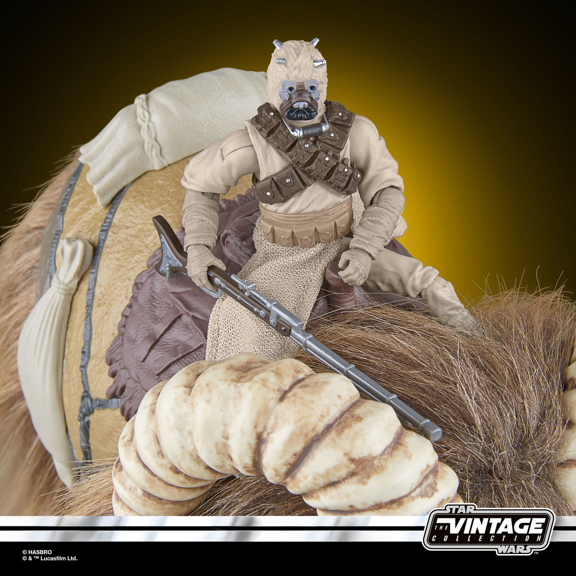 Tatooine Awaits with Hasbro's Star Wars Tusken Raider & Bantha 2-Pack
