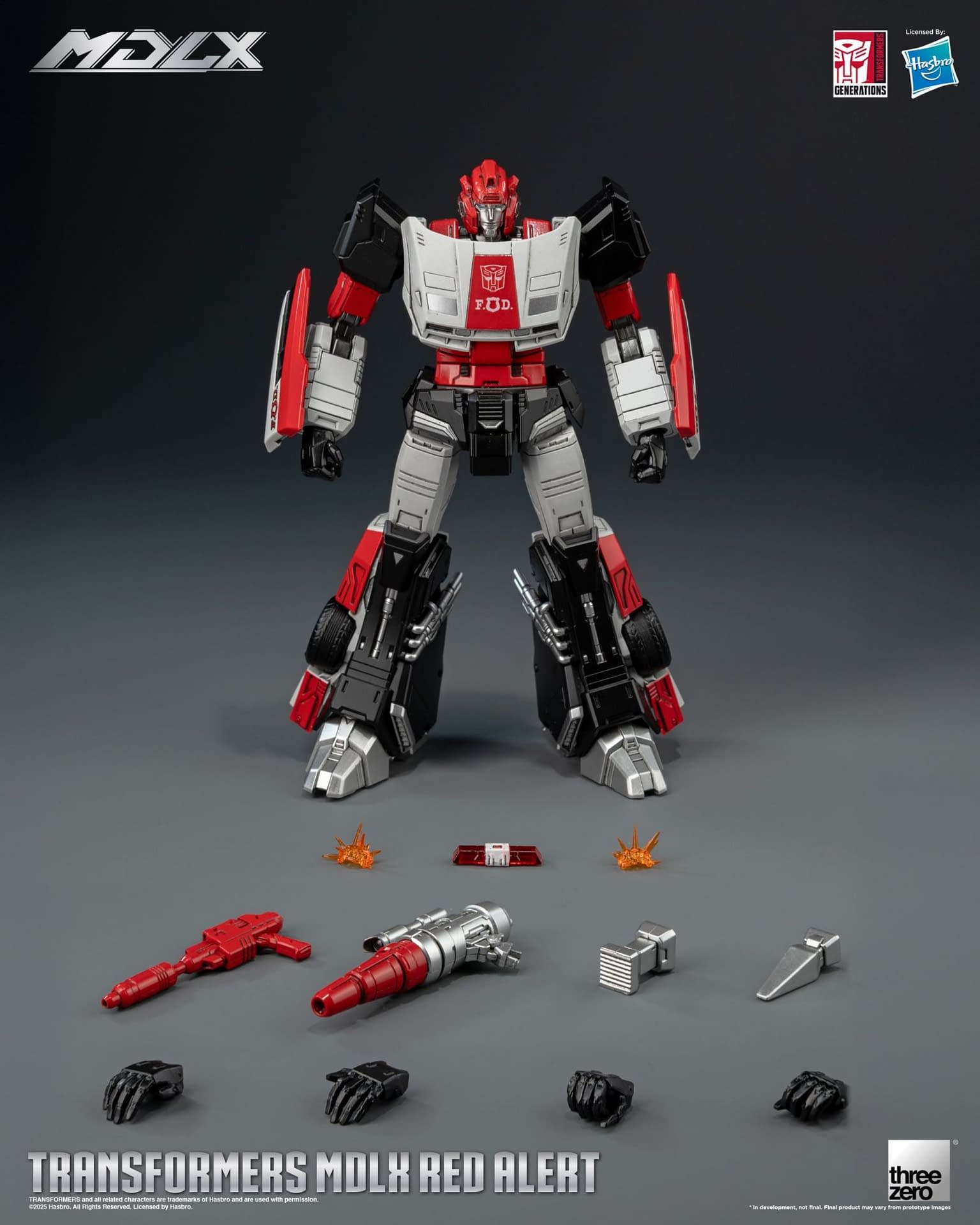 Threezero Unveils New Transformers MDLX Autobot with Red Alert 