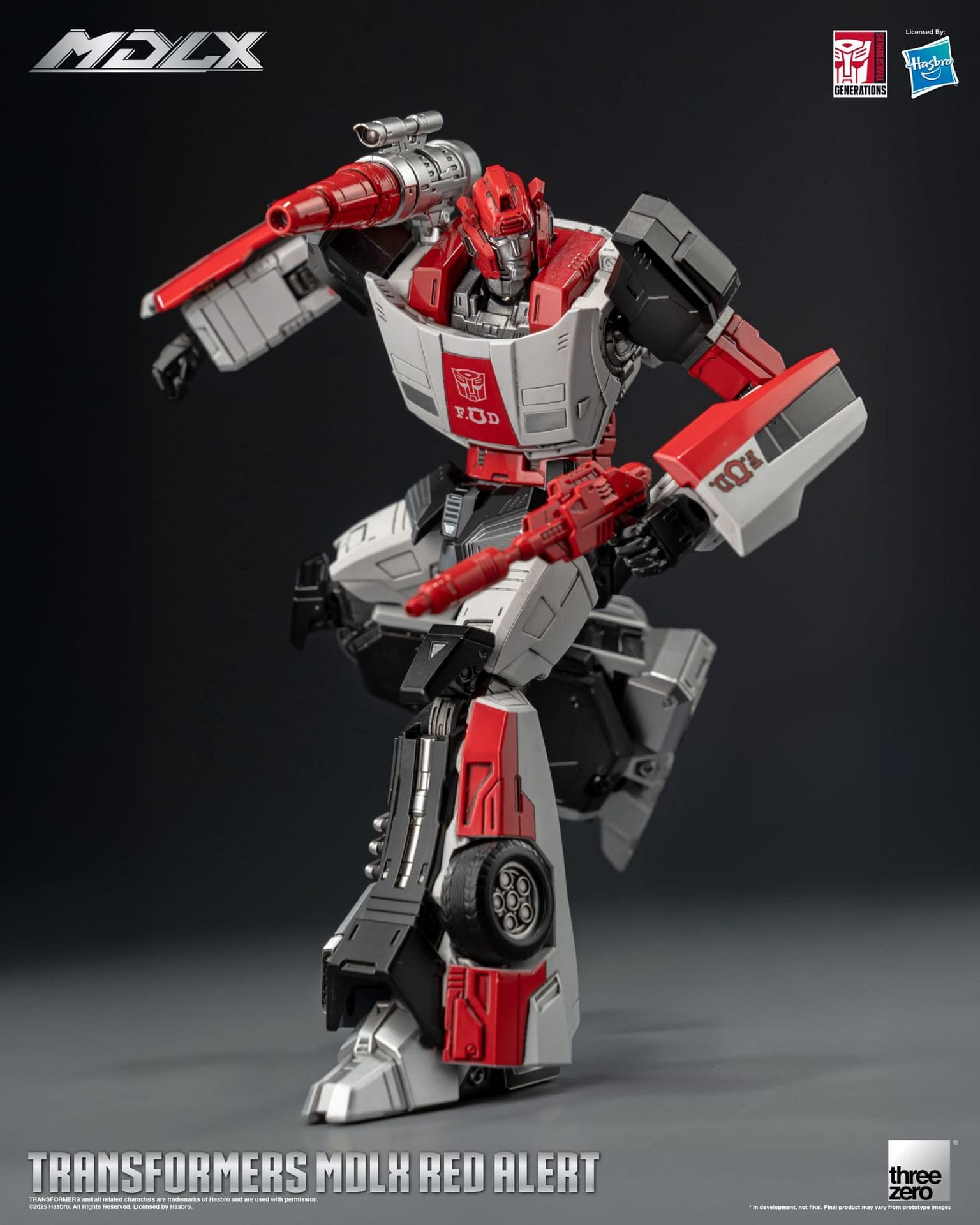 Threezero Unveils New Transformers MDLX Autobot with Red Alert 