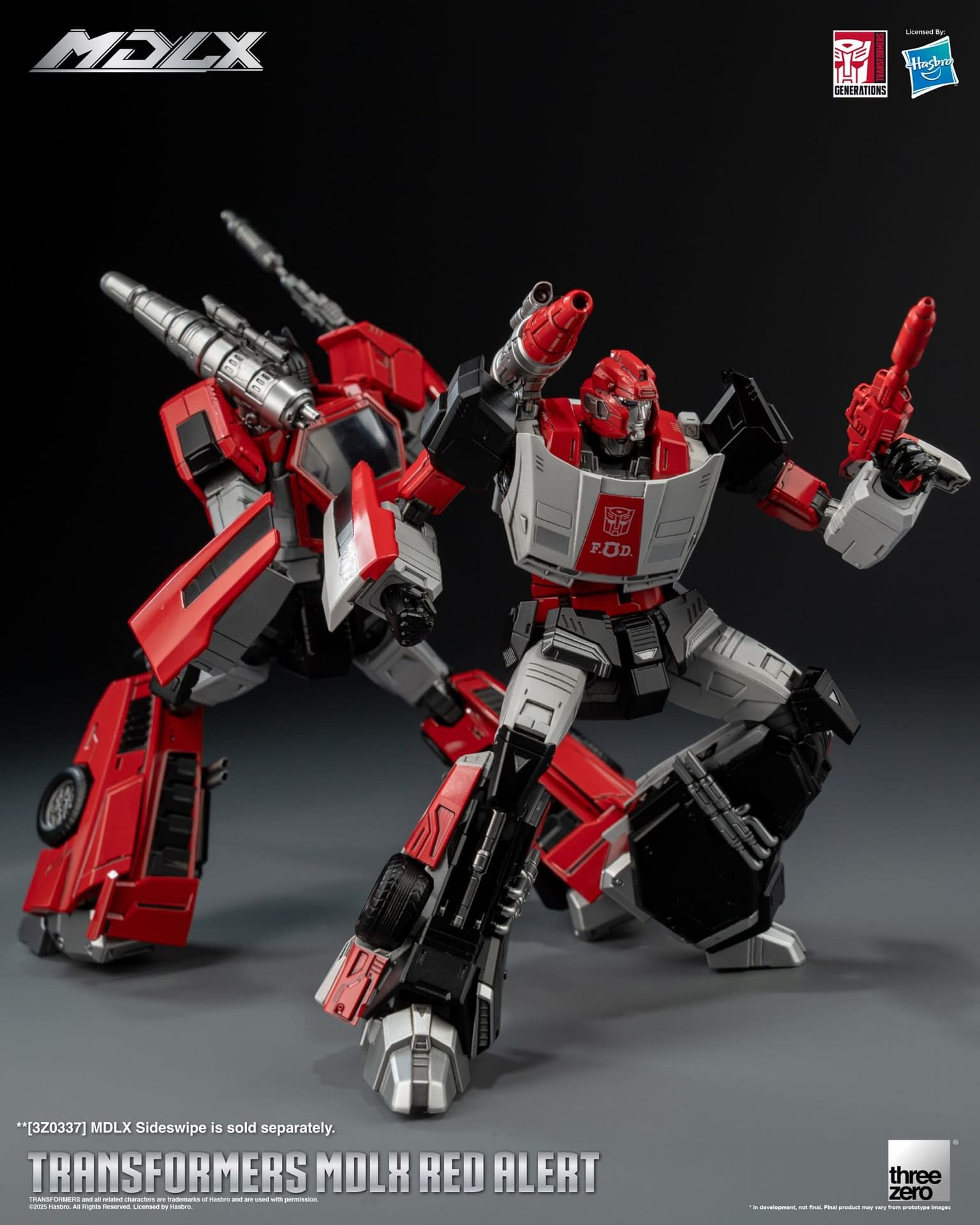 Threezero Unveils New Transformers MDLX Autobot with Red Alert 