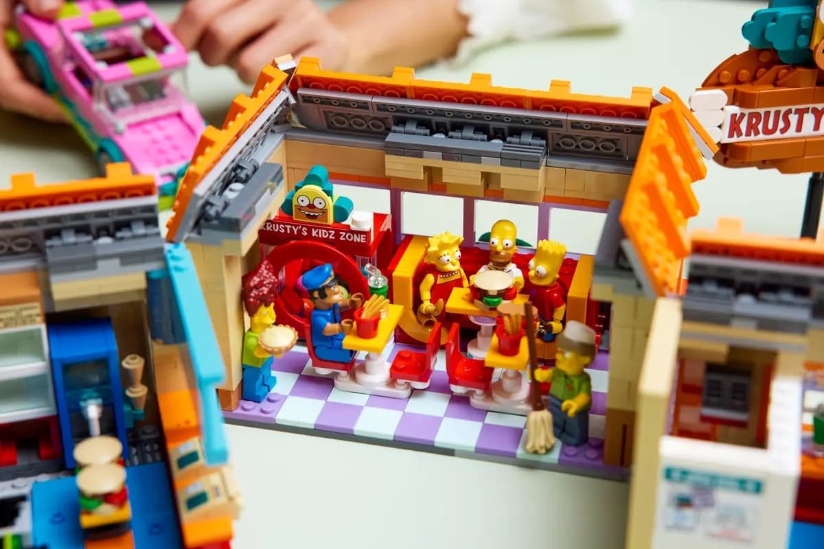 The Simpsons Return to LEGO with New Icons Krusty Burger Set 