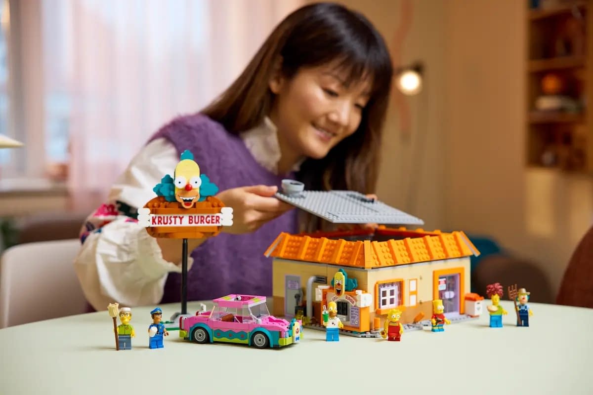 The Simpsons Return to LEGO with New Icons Krusty Burger Set 
