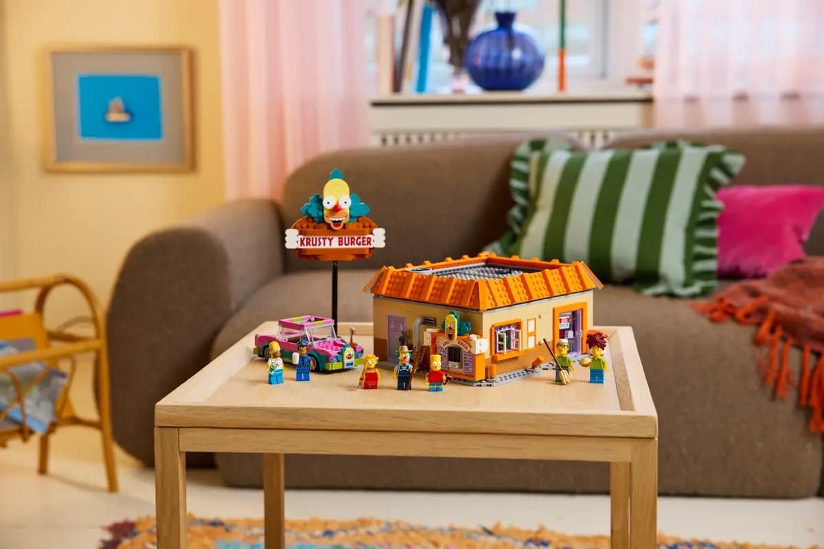 The Simpsons Return to LEGO with New Icons Krusty Burger Set 