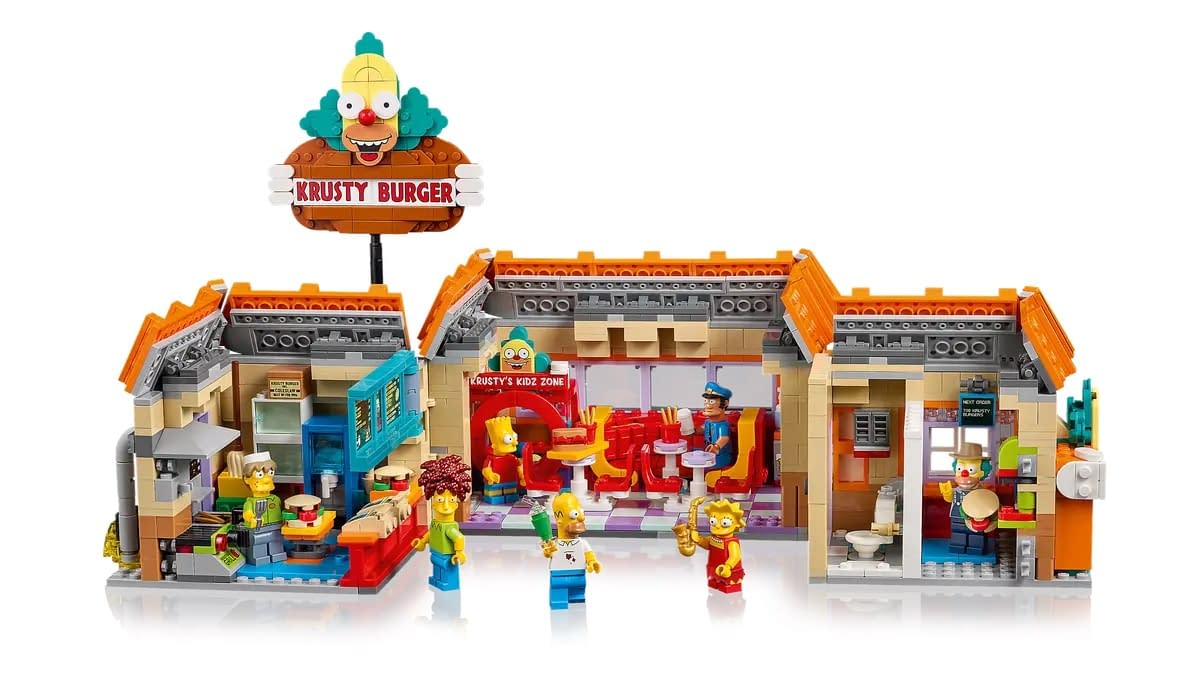 The Simpsons Return to LEGO with New Icons Krusty Burger Set 