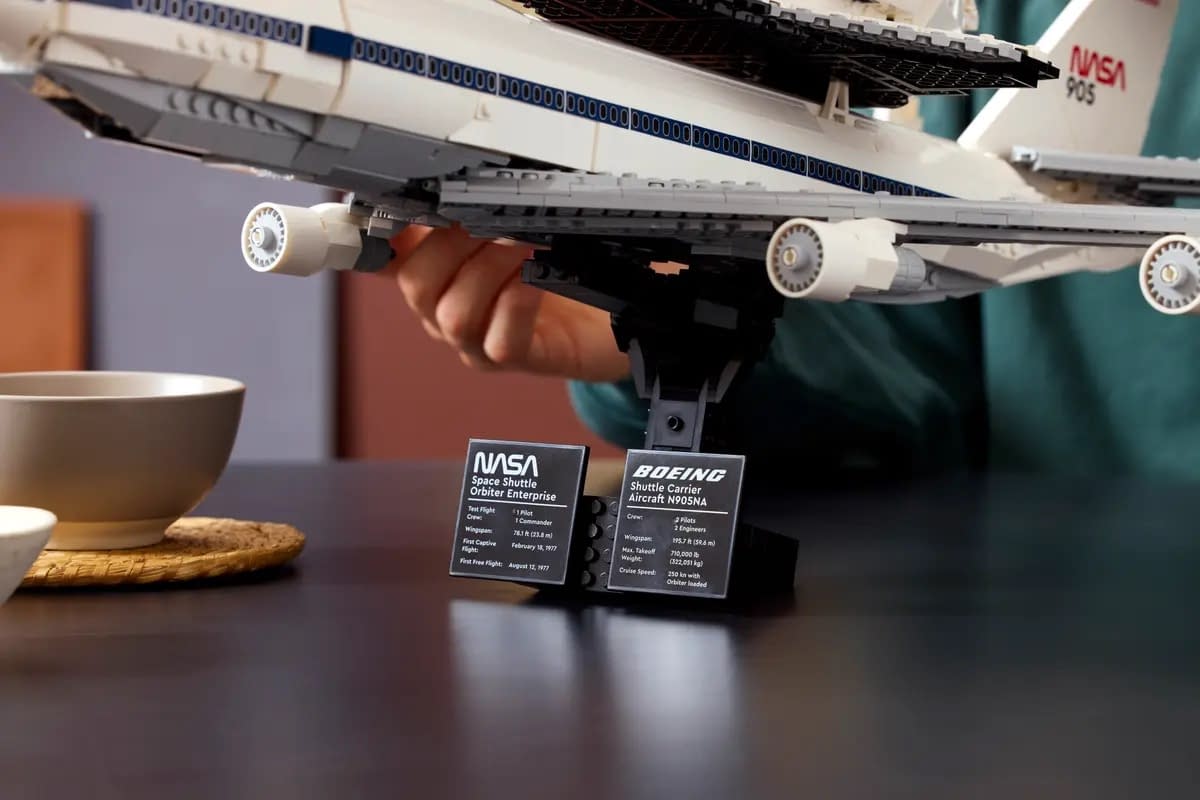 Blast Off with LEGO's NASA Space Shuttle Enterprise & Boeing 747 Set