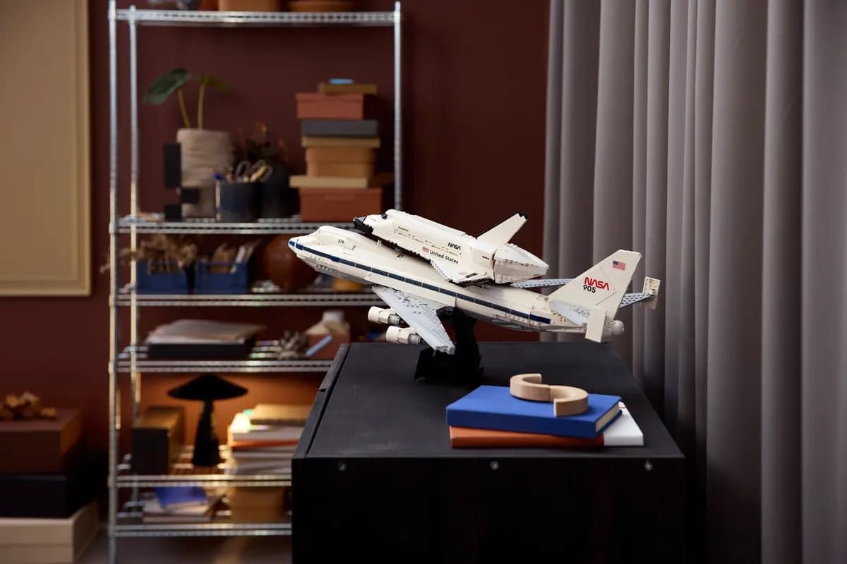 Blast Off with LEGO's NASA Space Shuttle Enterprise & Boeing 747 Set