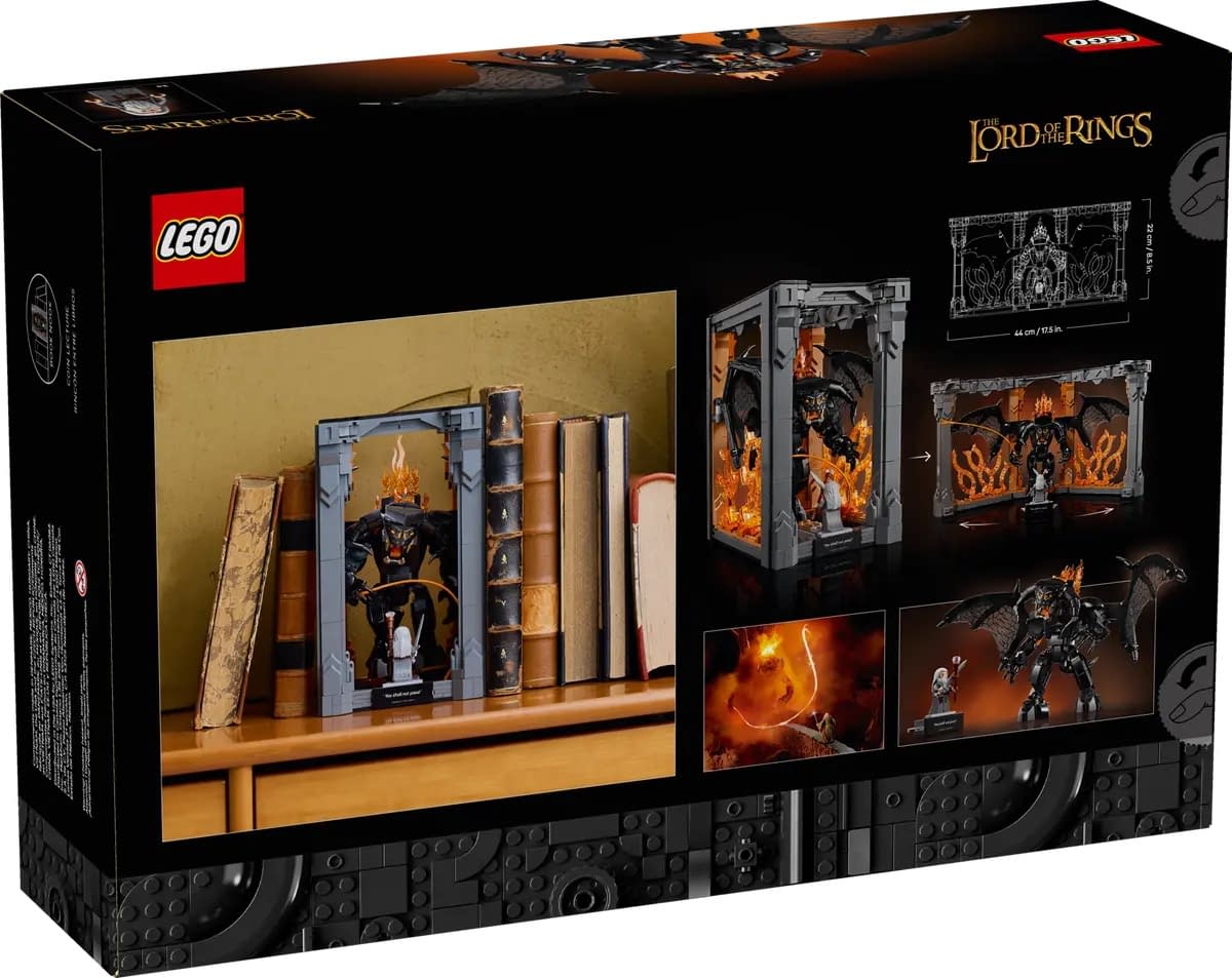 The Lord of the Rings: Balrog Book Nook Set Coming Soon from LEGO 