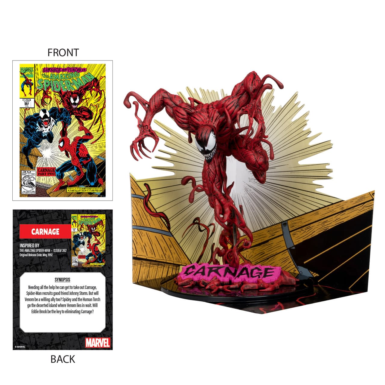 McFarlane Toys Unleashes Carnage with New Marvel Comics Statue 
