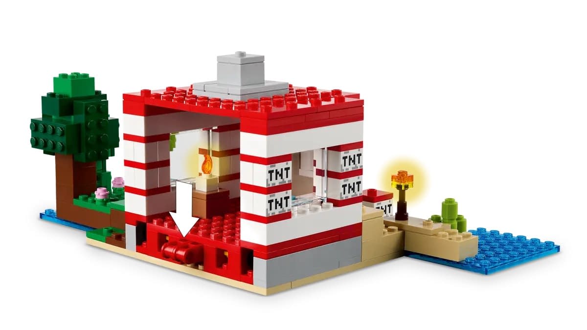 Build Your Own TNT Jungle House with LEGO Minecraft 