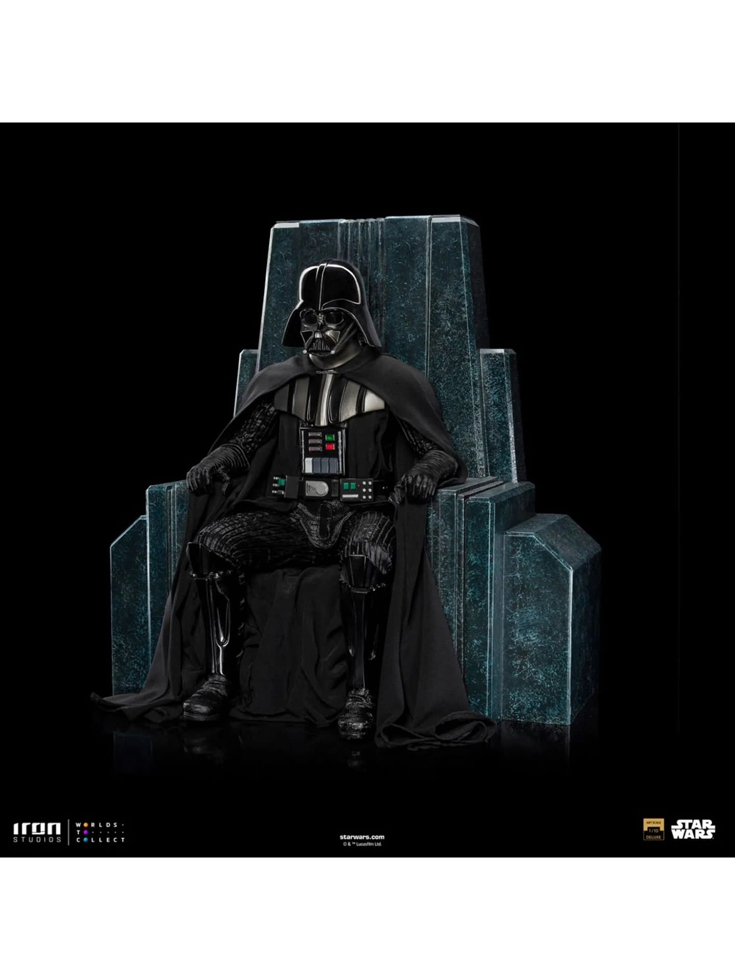 Darth Vader Sits Upon his Throne with New Star Wars 1/10 Statue