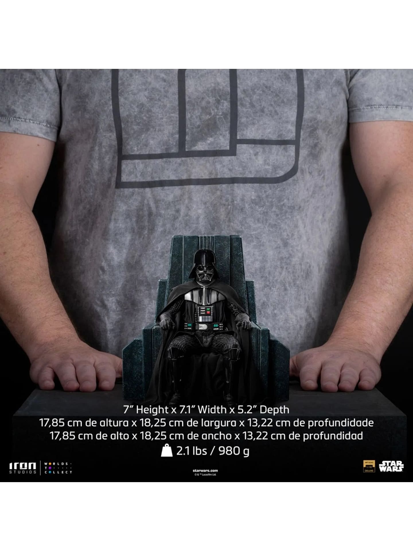 Darth Vader Sits Upon his Throne with New Star Wars 1/10 Statue