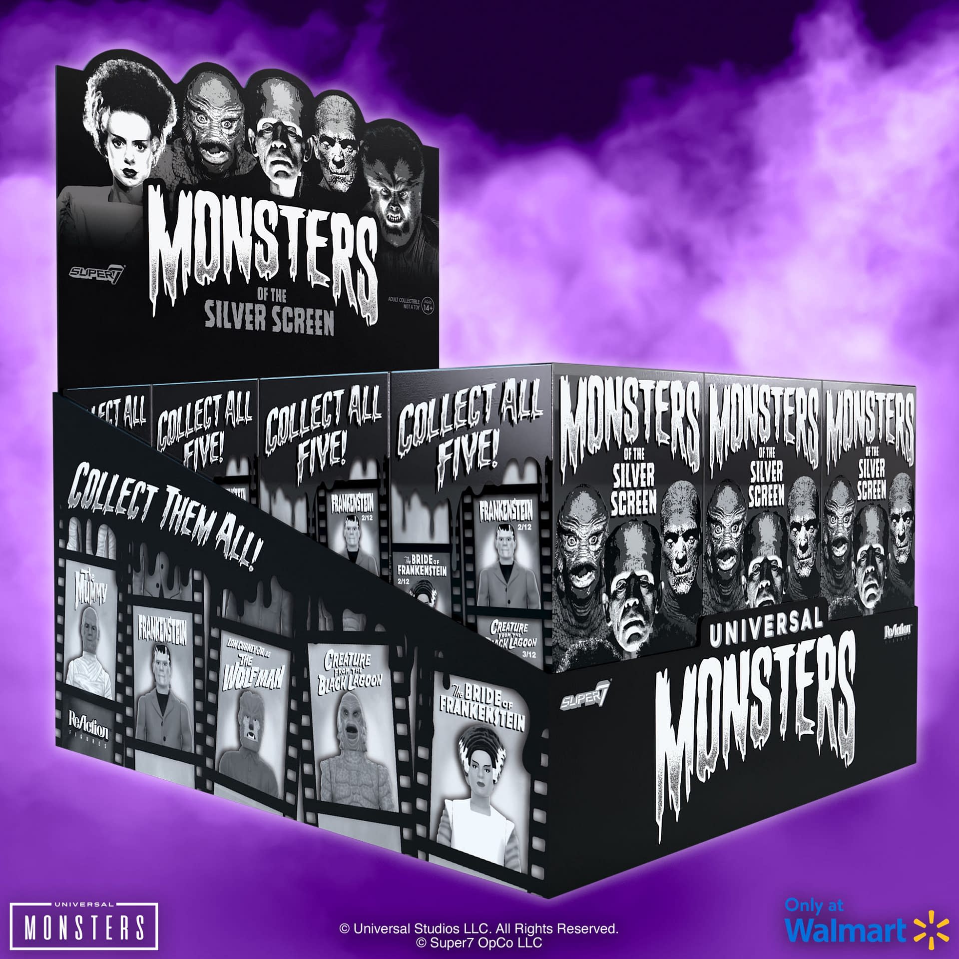 Exclusive Universal Monsters Blind Box ReAction Figures Coming Soon 