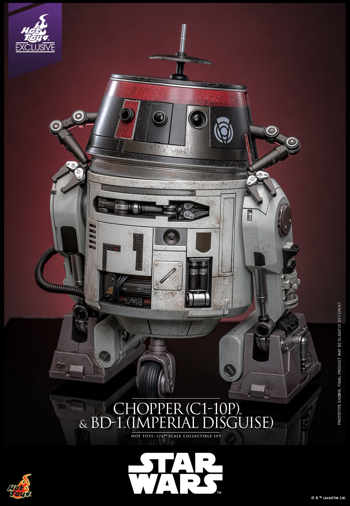 Star Wars: Rebels Hot Toys Exclusive Imperial Disguise Chopper Debuts 