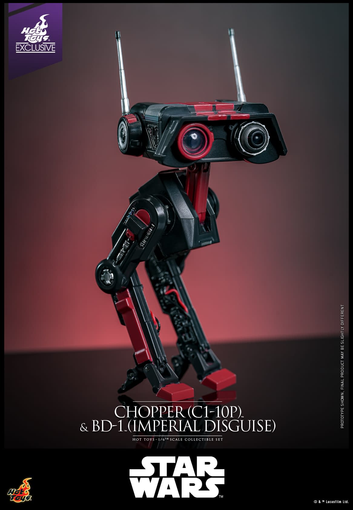 Star Wars: Rebels Hot Toys Exclusive Imperial Disguise Chopper Debuts 