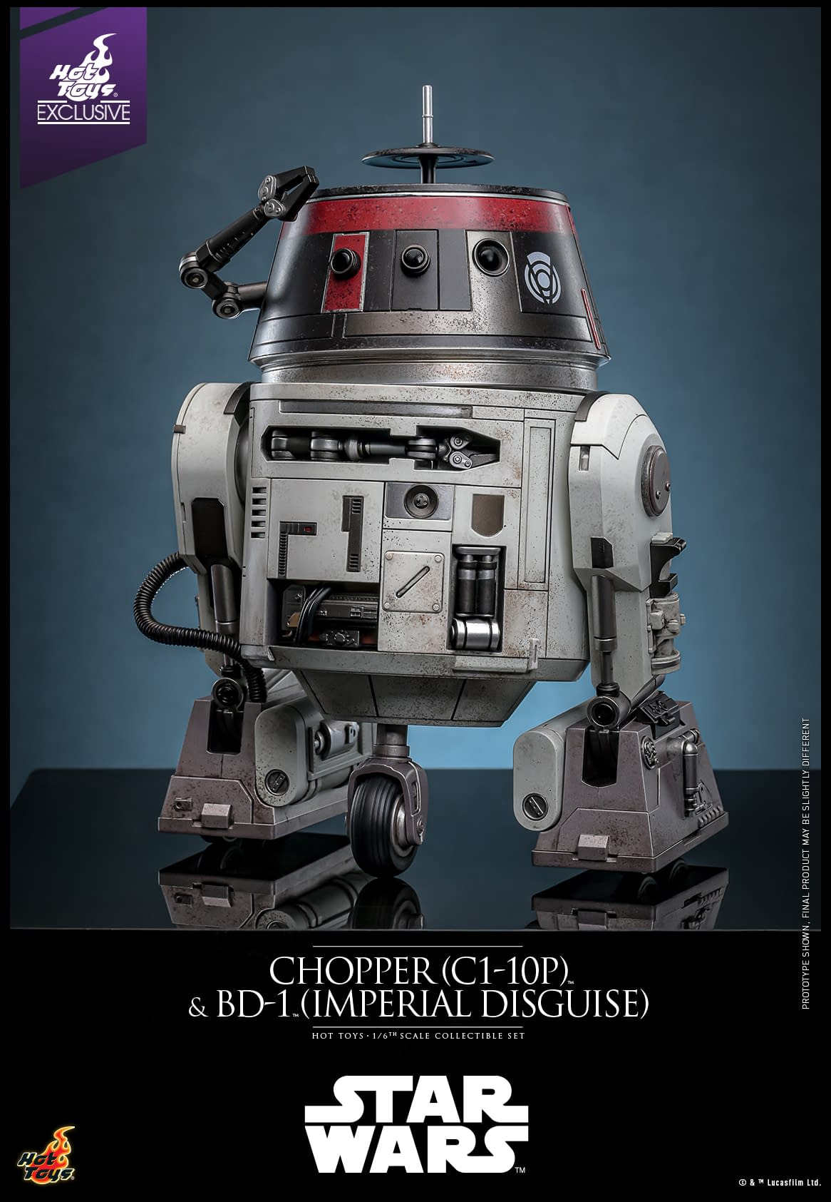 Star Wars: Rebels Hot Toys Exclusive Imperial Disguise Chopper Debuts 