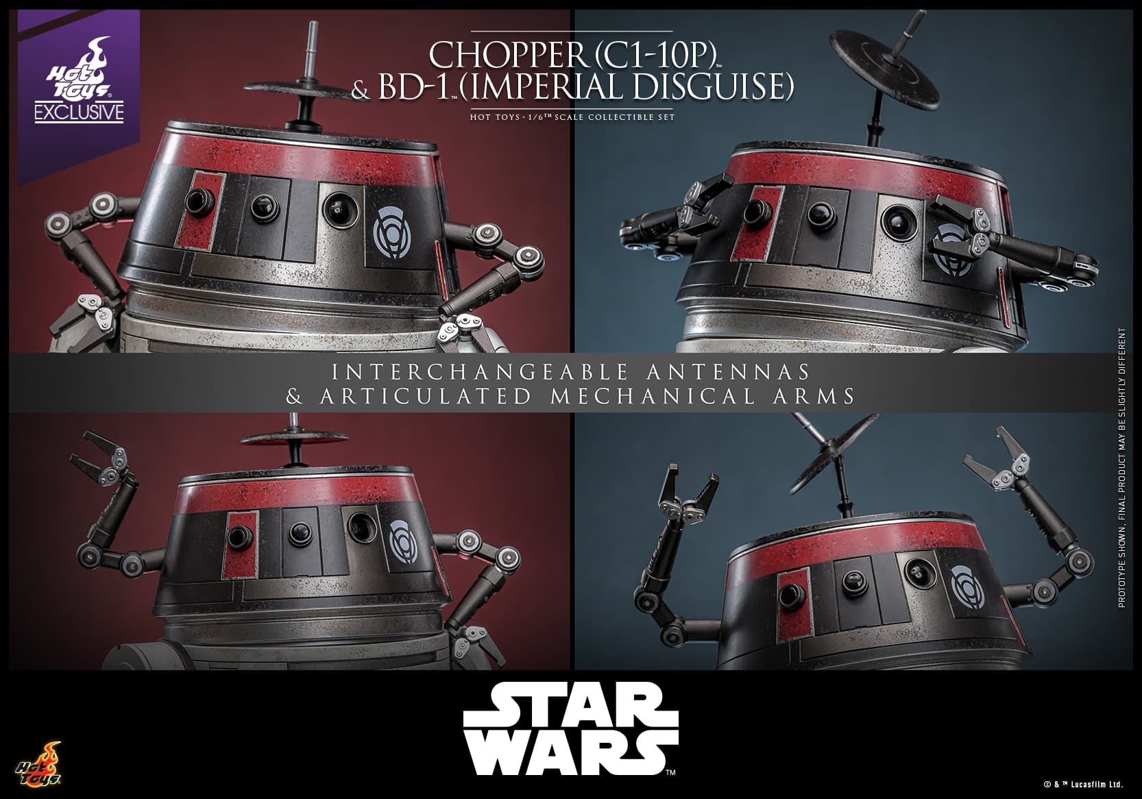 Star Wars: Rebels Hot Toys Exclusive Imperial Disguise Chopper Debuts 
