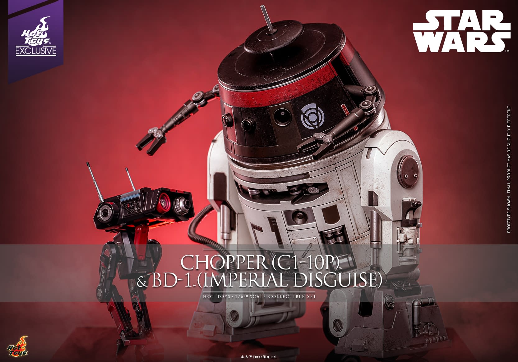 Star Wars: Rebels Hot Toys Exclusive Imperial Disguise Chopper Debuts 