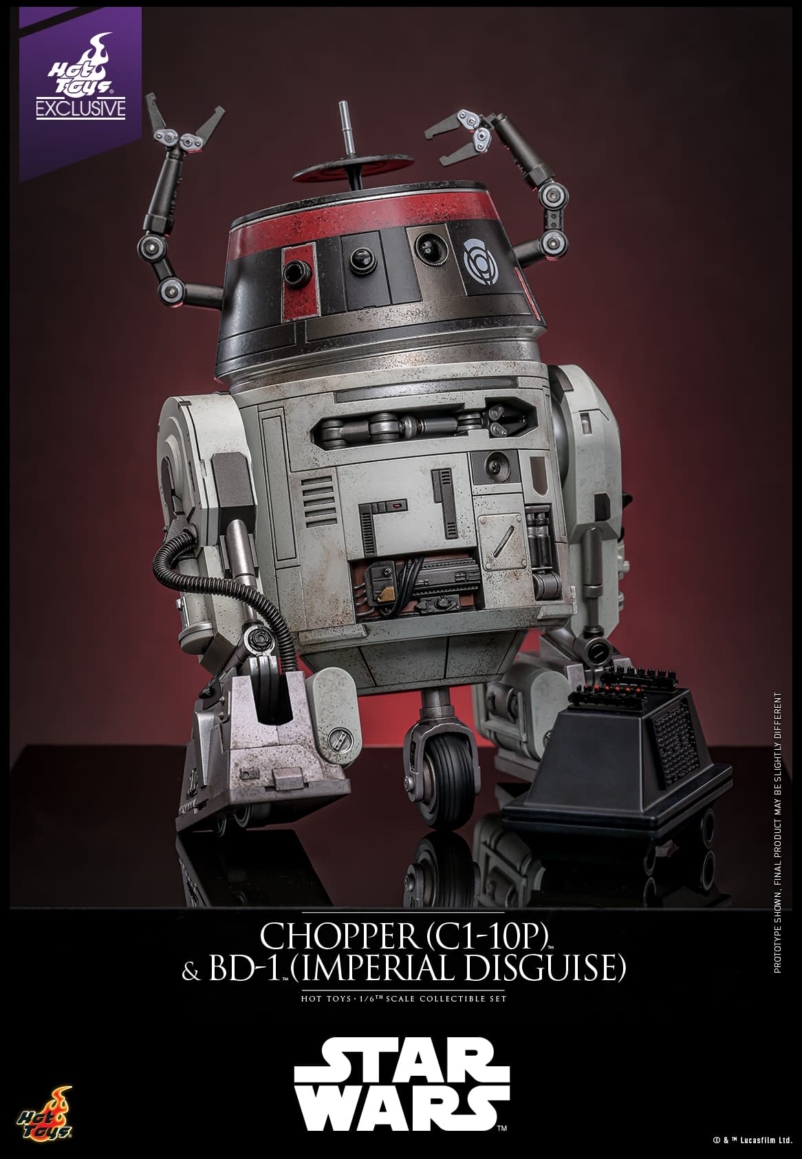 Star Wars: Rebels Hot Toys Exclusive Imperial Disguise Chopper Debuts 