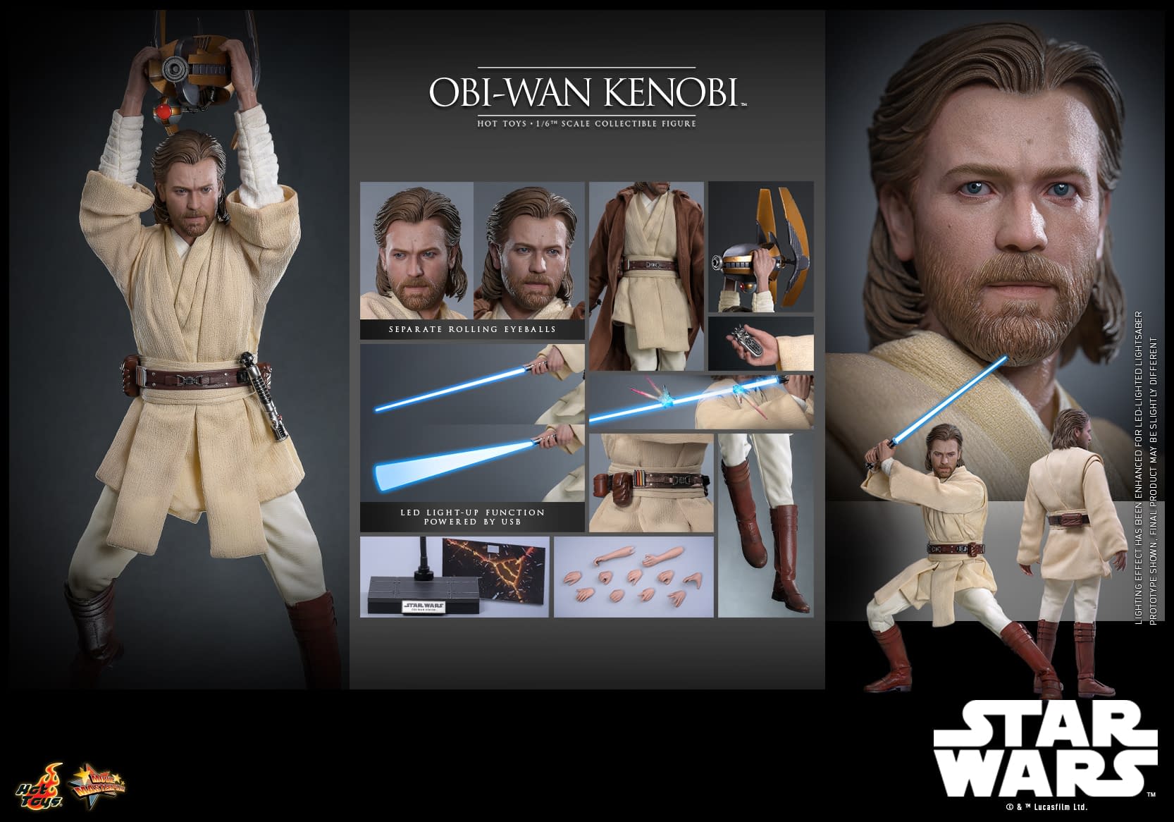 Hot Toys Debuts Star Wars: Attack Of The Clones Obi-Wan Kenobi 