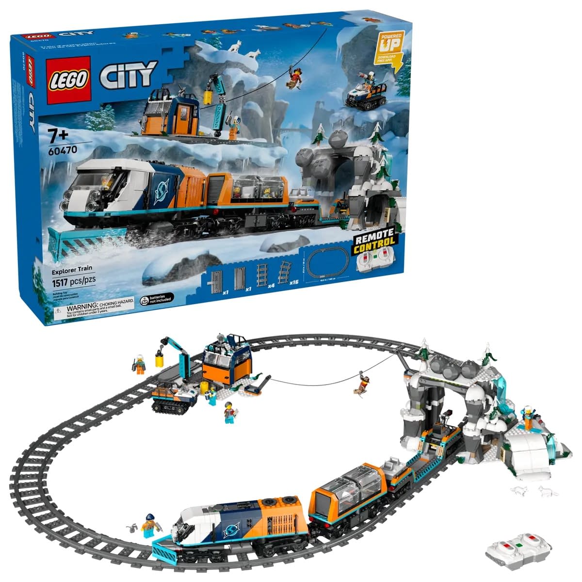 Johnny Thunder Returns to LEGO with Arctic Polar Express Train
