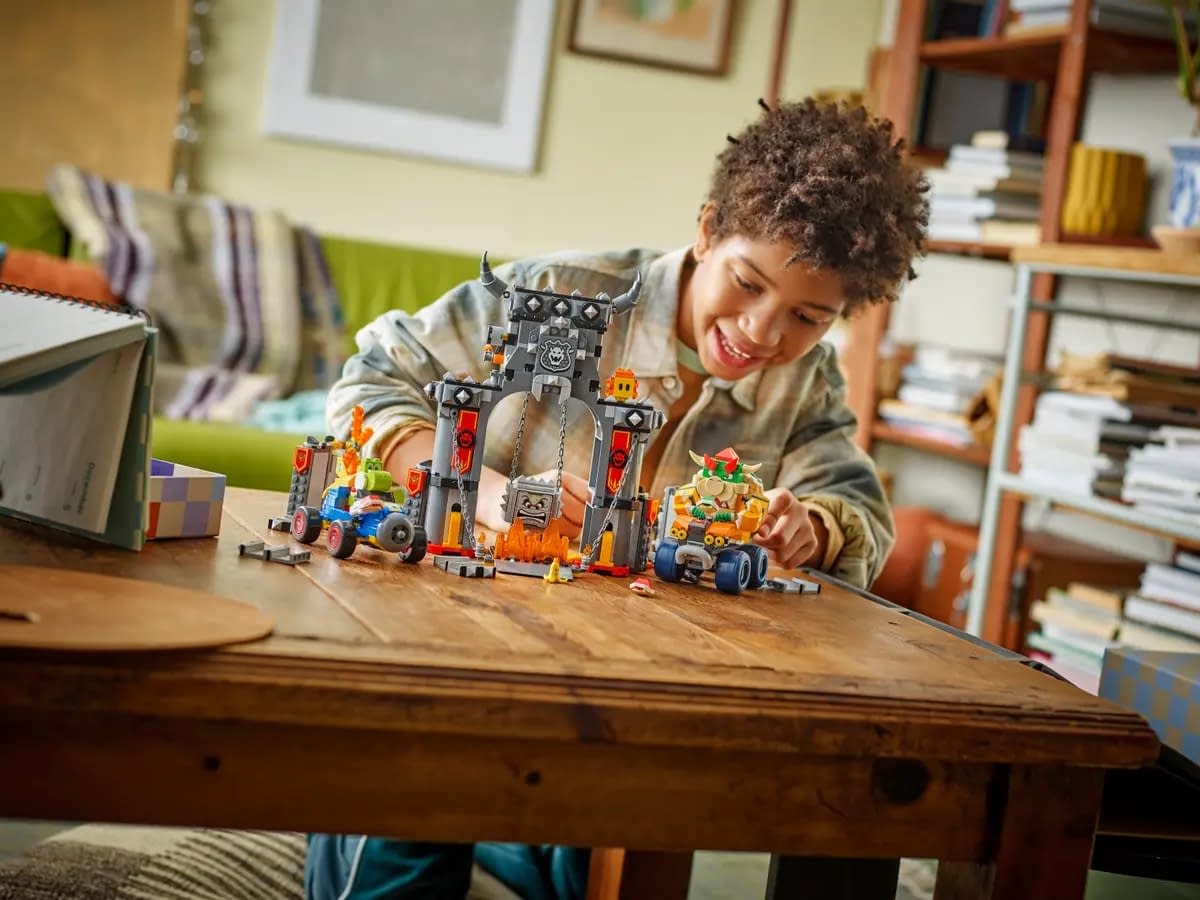 Take A Ride Through Bowser's Castle with New LEGO Mario Kart Set