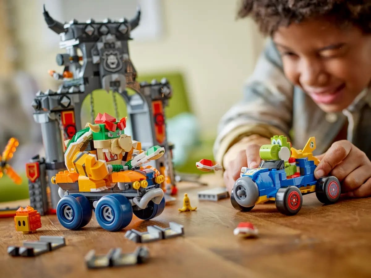 Take A Ride Through Bowser's Castle with New LEGO Mario Kart Set
