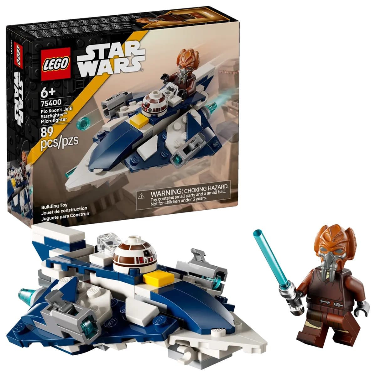 LEGO Star Wars Plo Koon's Jedi Starfighter Microfighter Set Unveiled 