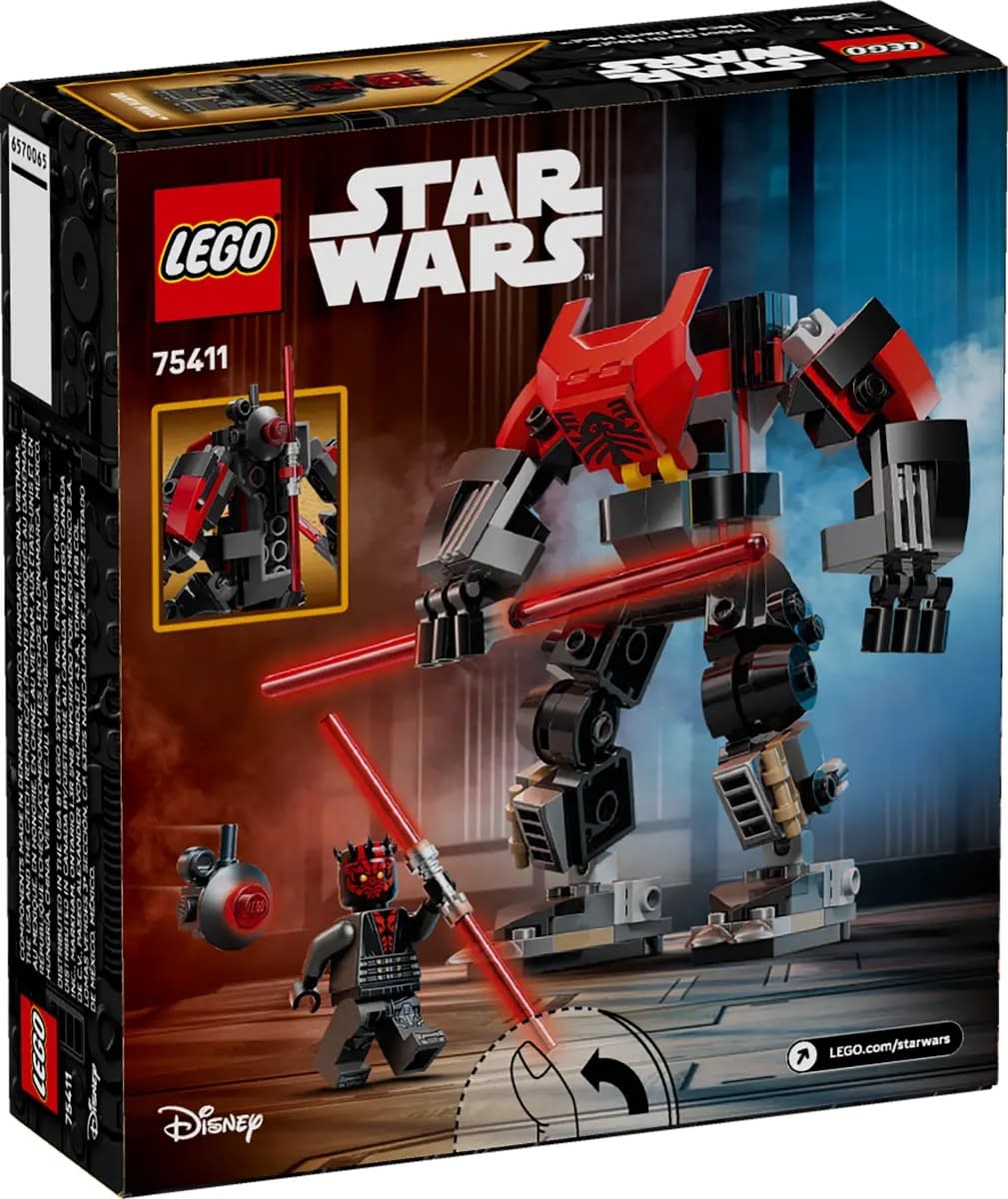 New Star Wars Mech Comes to Life from LEGO with Darth Maul 