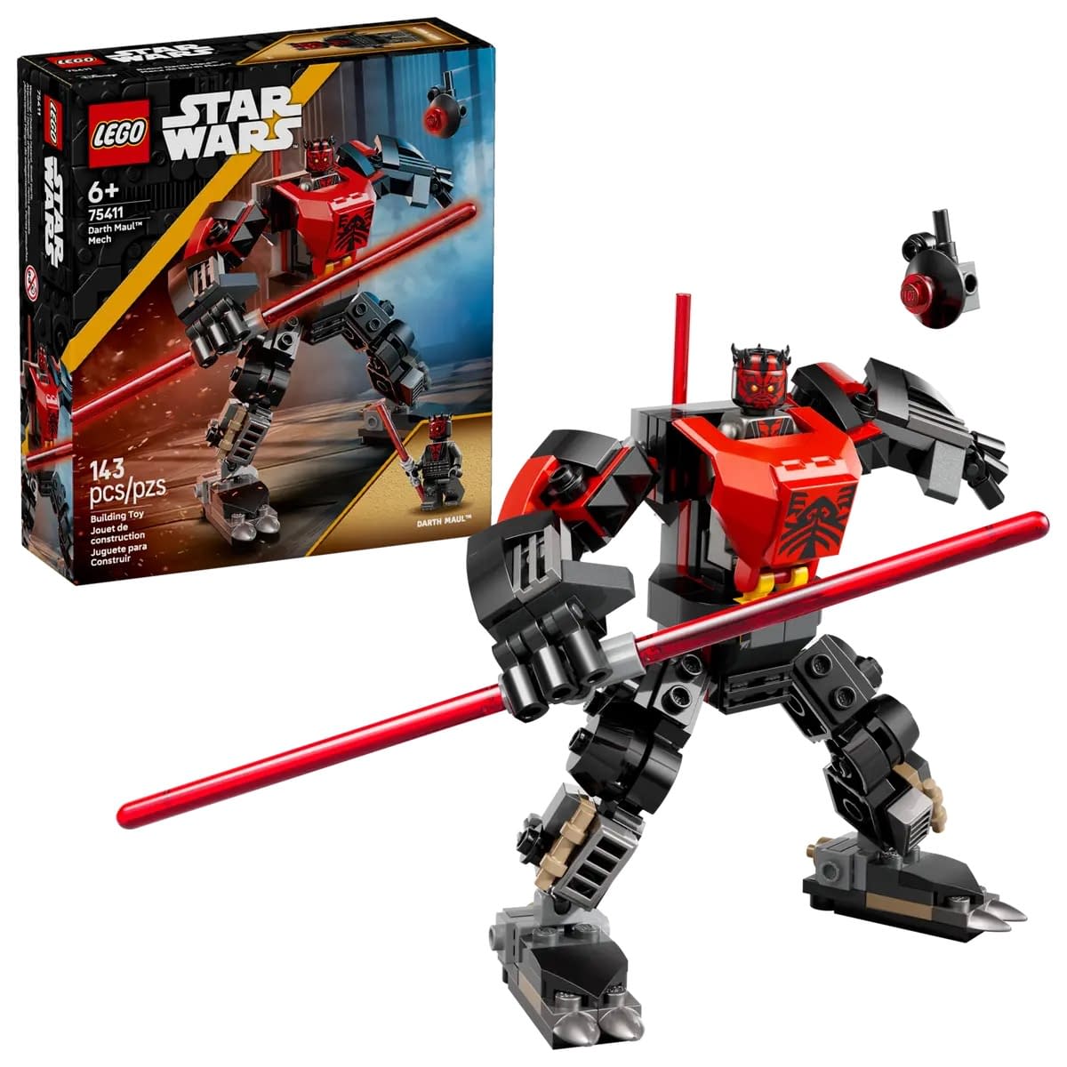 New Star Wars Mech Comes to Life from LEGO with Darth Maul 