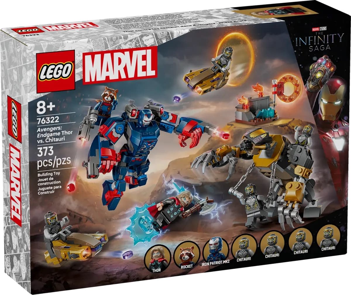 LEGO Unveils New Marvel Set with Rocket, Thor & Iron Patriot Team-Up 