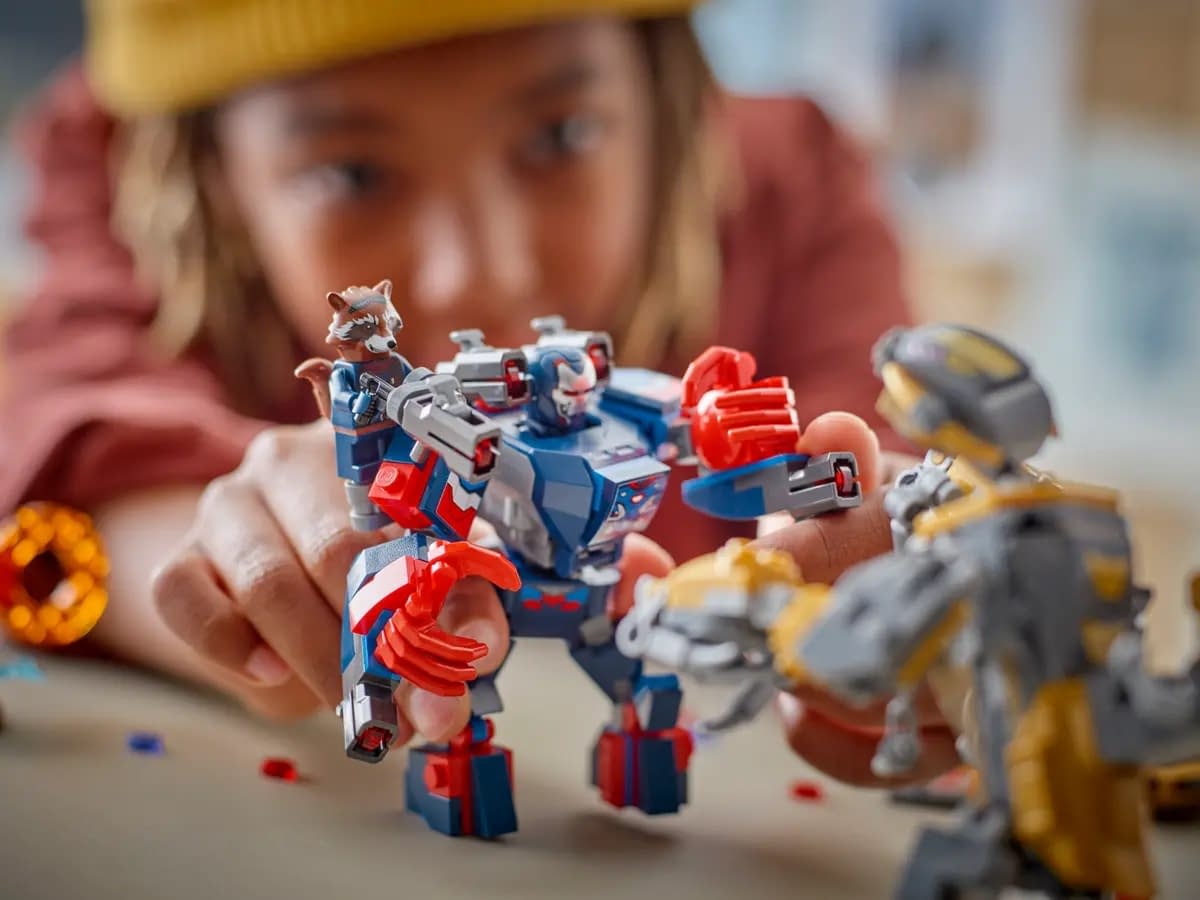 LEGO Unveils New Marvel Set with Rocket, Thor & Iron Patriot Team-Up 