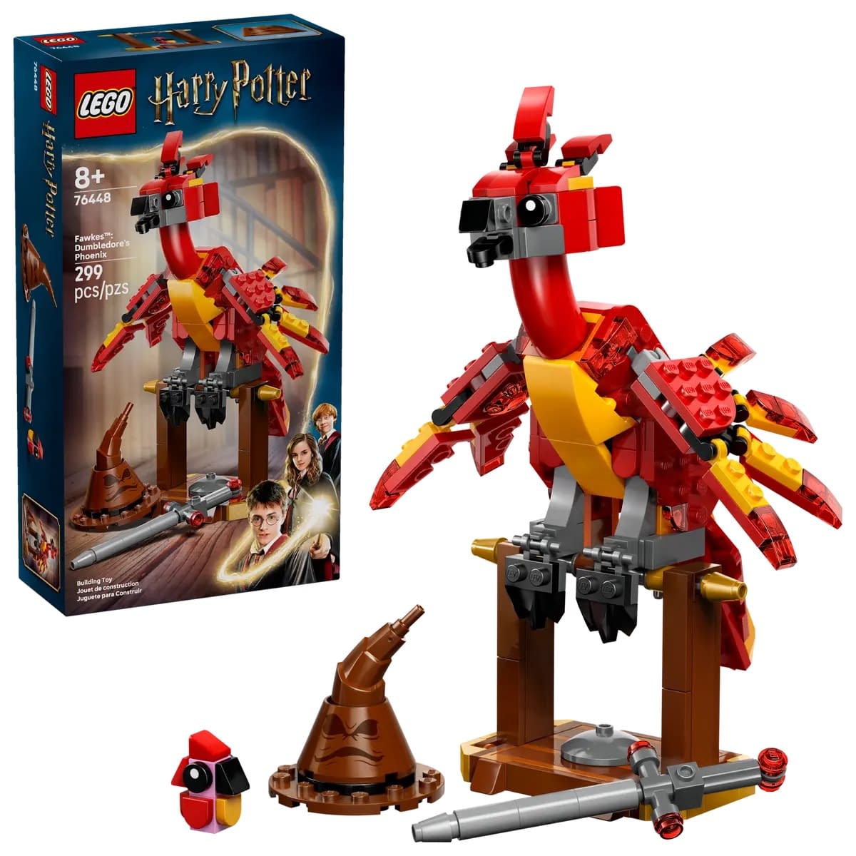 LEGO Debuts New Harry Potter Set with Dumbledore's Phoenix: Fawkes