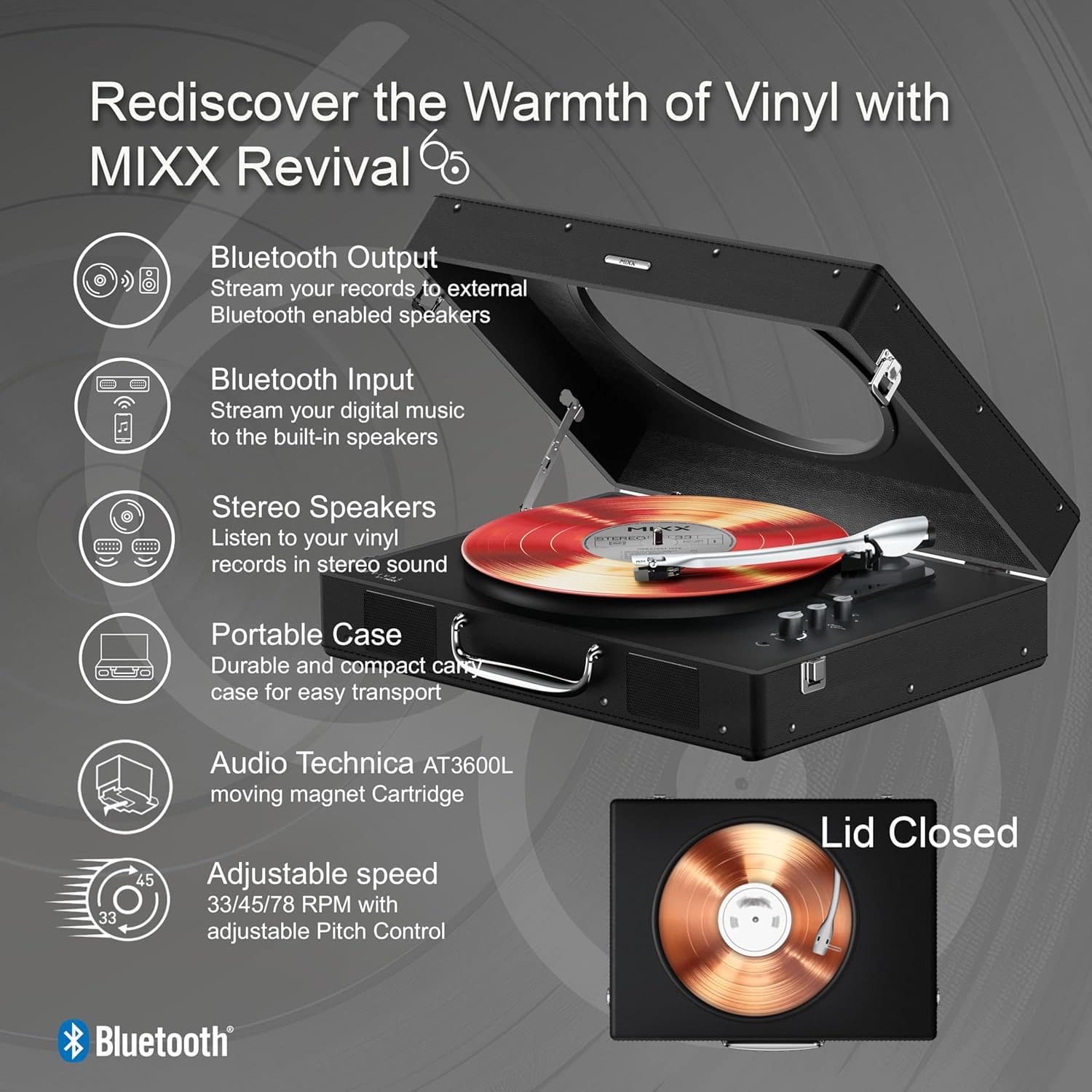 MIXX Revival 65 Adds Vintage Charm to Your Growing Vinyl Collection