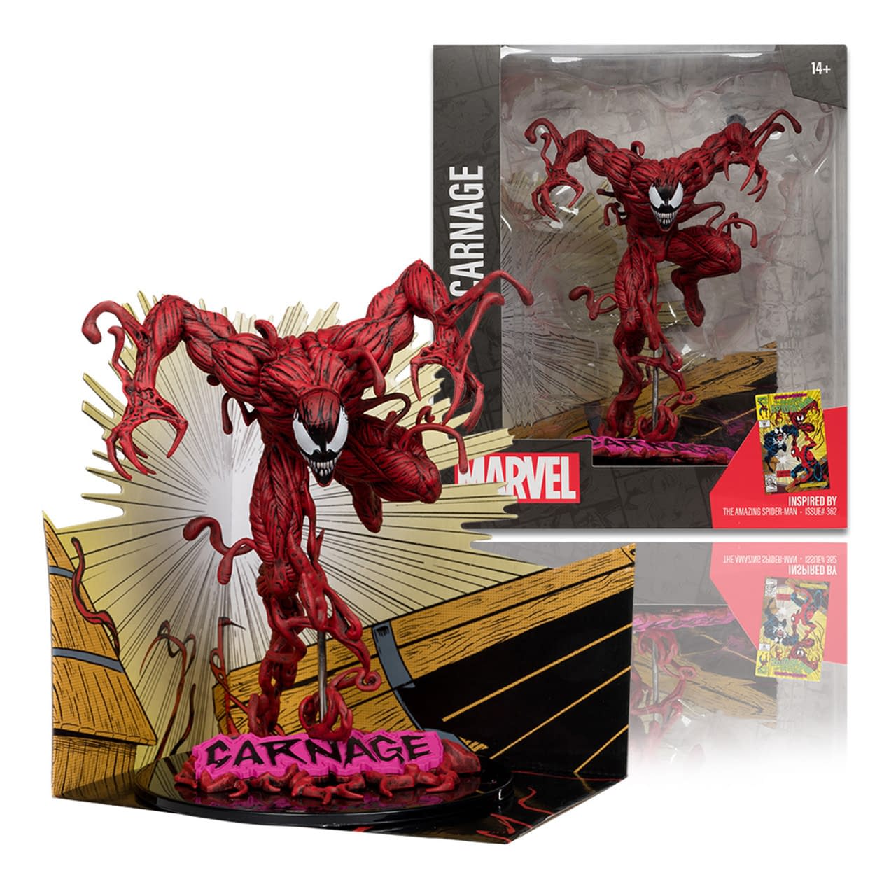 McFarlane Toys Unleashes Carnage with New Marvel Comics Statue 