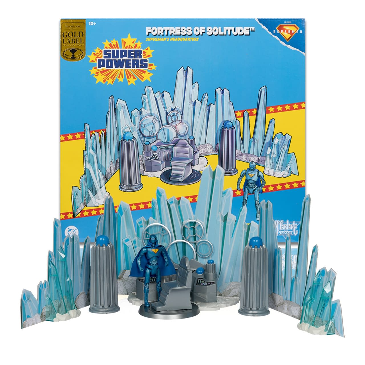 McFarlane Unveils New Superman (2025) Fortress of Solitude Set 