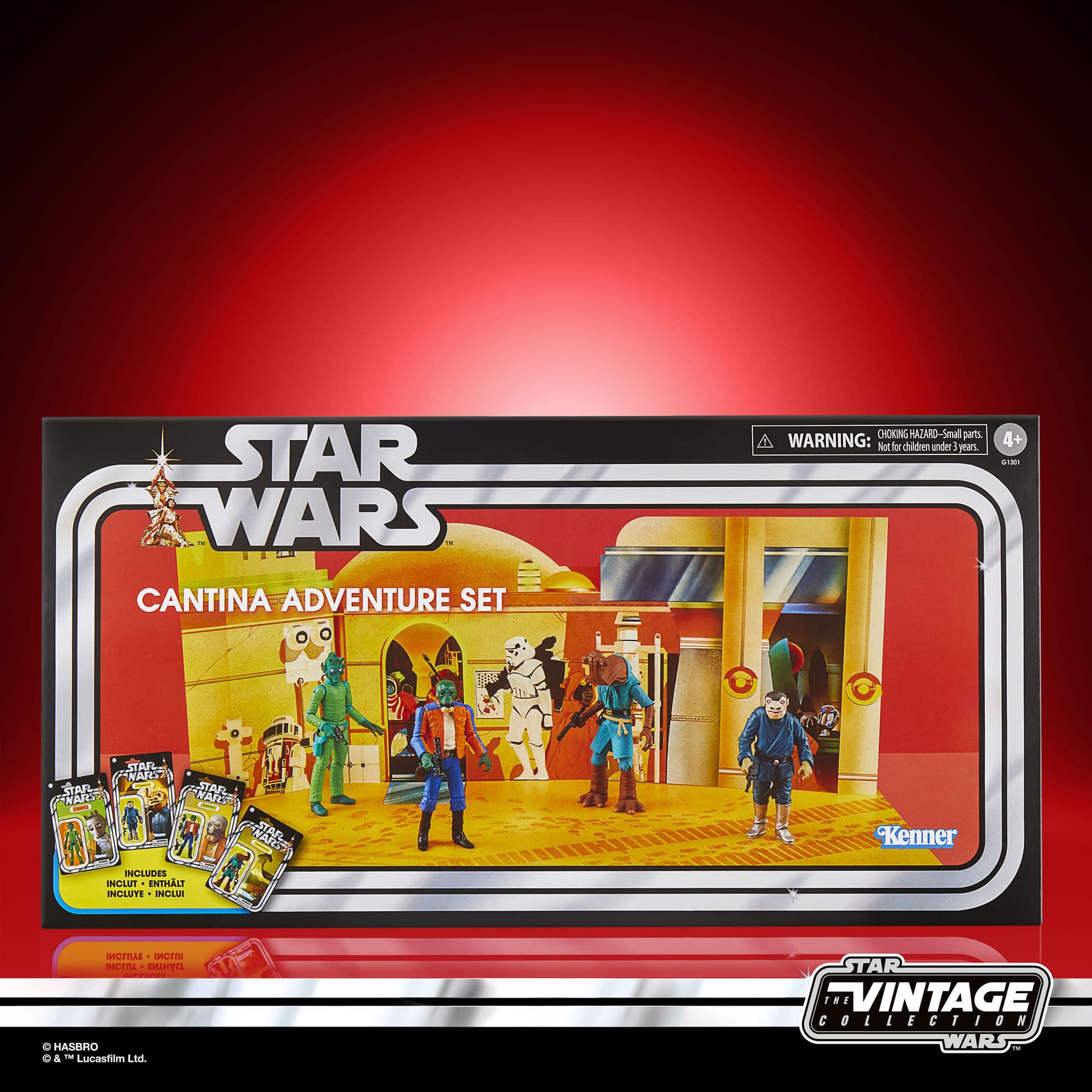 Hasbro Unveils New Kenner Inspired Star Wars Cantina Adventure 4-Pack