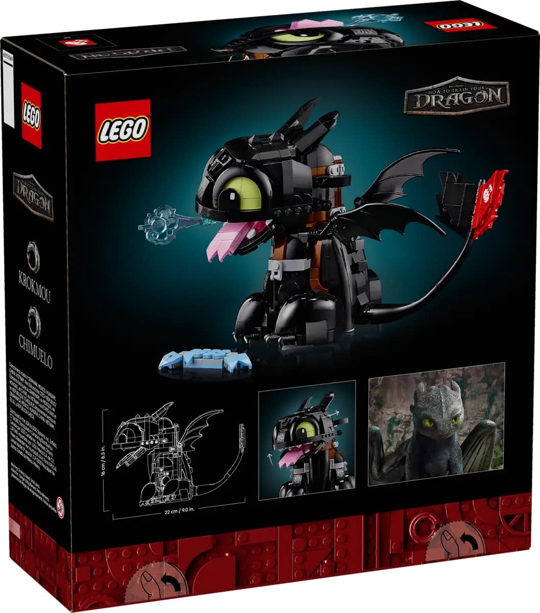 How to Train Your Dragon Toothless Lands at LEGO with New Set