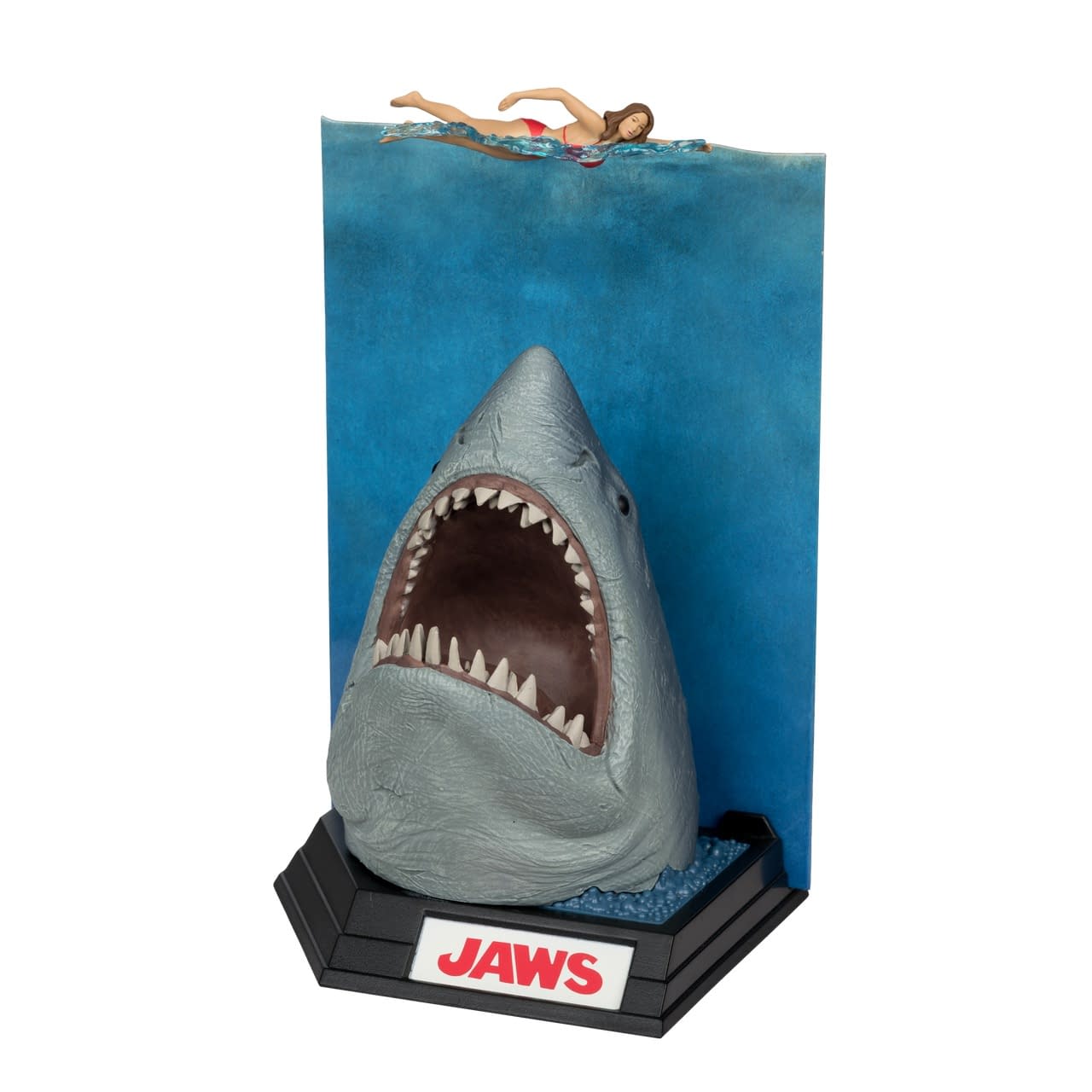 Jaws: 50th Anniversary Movie Maniacs Statue Revealed from McFarlane 