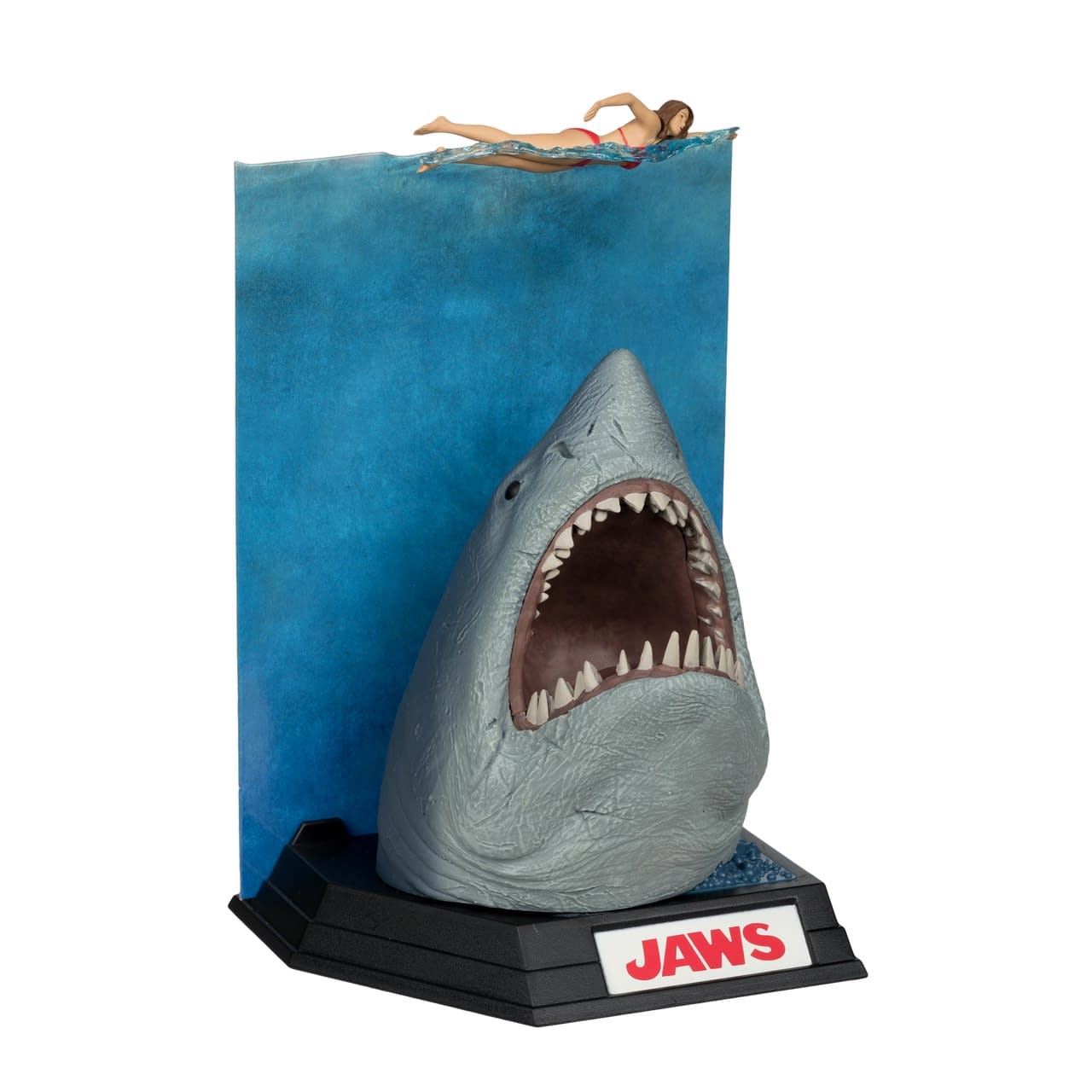 Jaws: 50th Anniversary Movie Maniacs Statue Revealed from McFarlane 