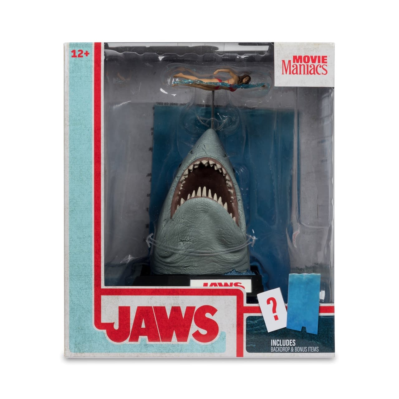 Jaws: 50th Anniversary Movie Maniacs Statue Revealed from McFarlane 