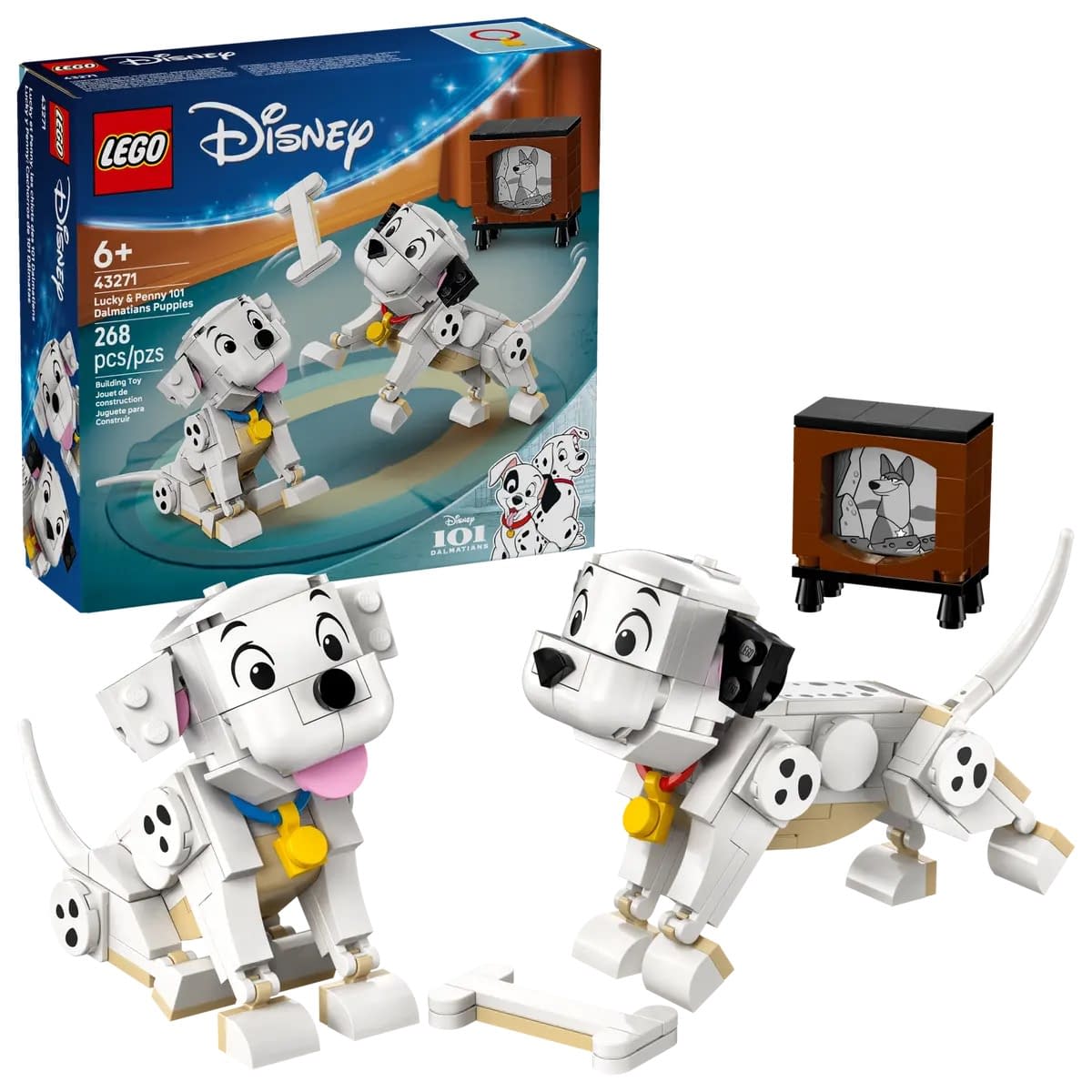 Build 101 Dalmatians with LEGO's New Disney Lucky & Penny Puppy Set