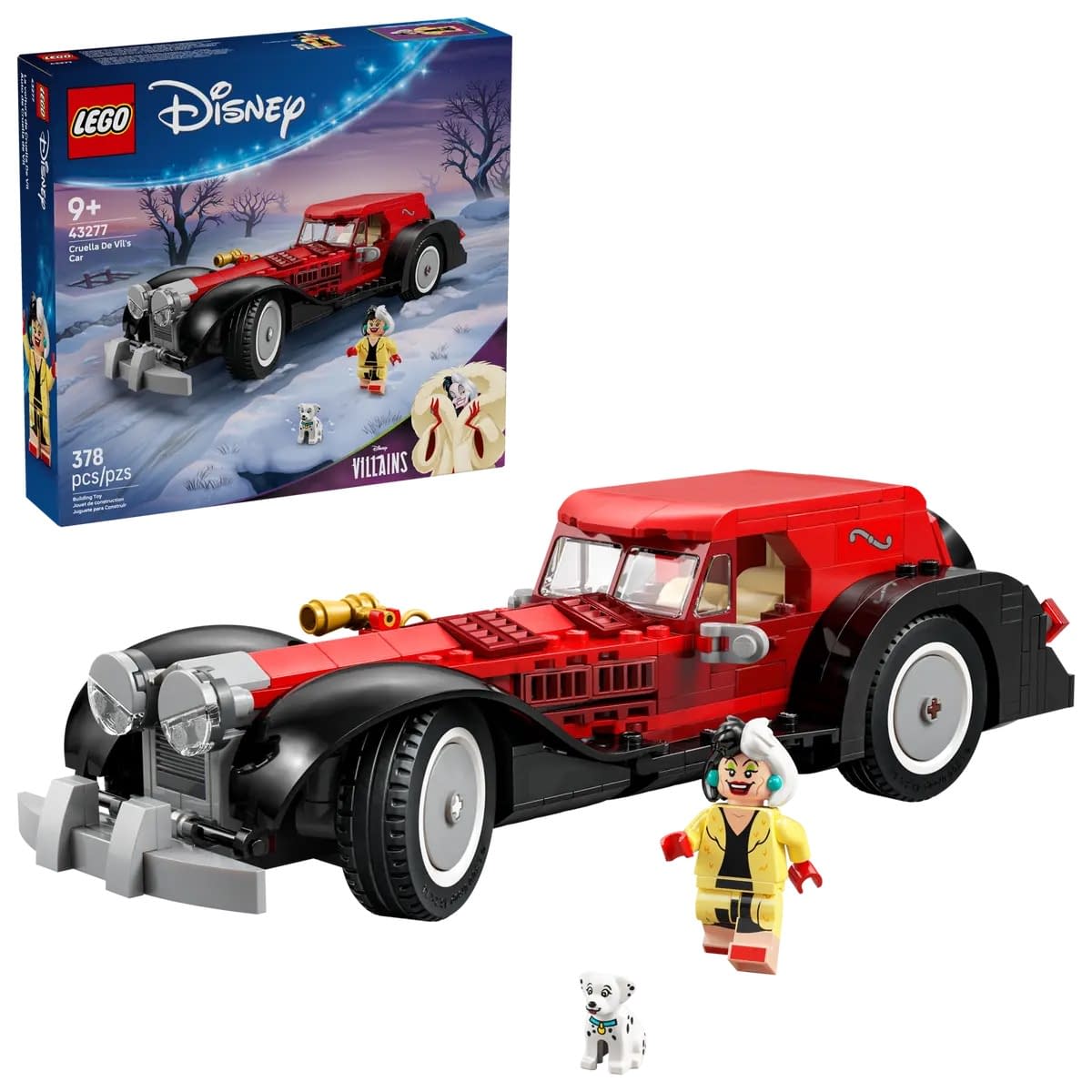 LEGO Unveils New Disney's 101 Dalmations Cruella De Vil's Car Set
