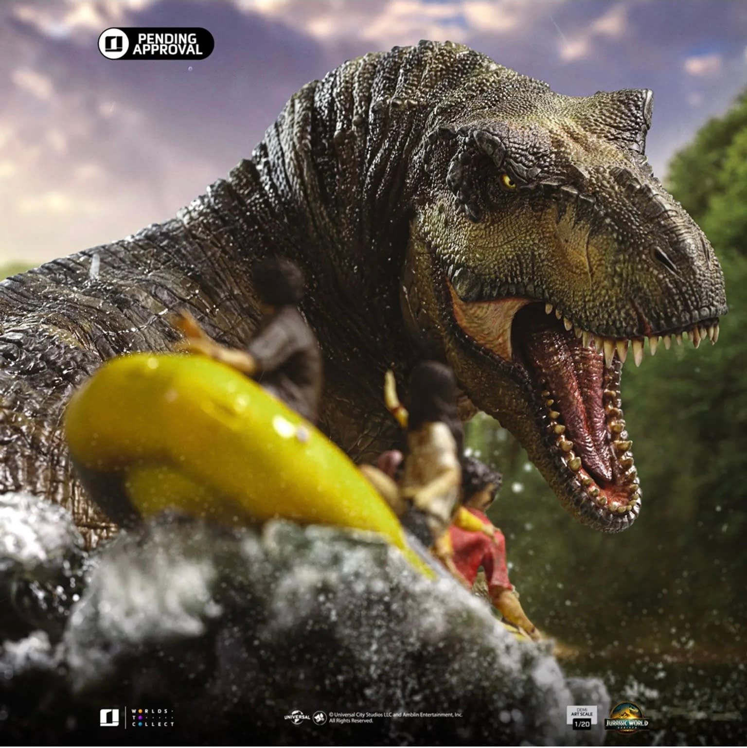 It's A Dino Attack with Iron Studios Jurassic World: Rebirth Statue 