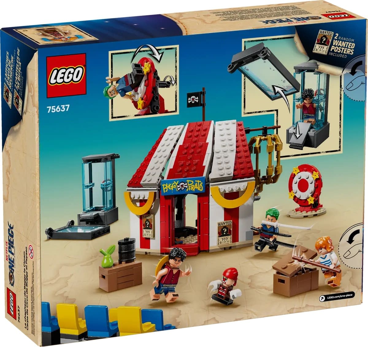 LEGO Debuts New One Piece Buggy the Clown's Circus Tent Set