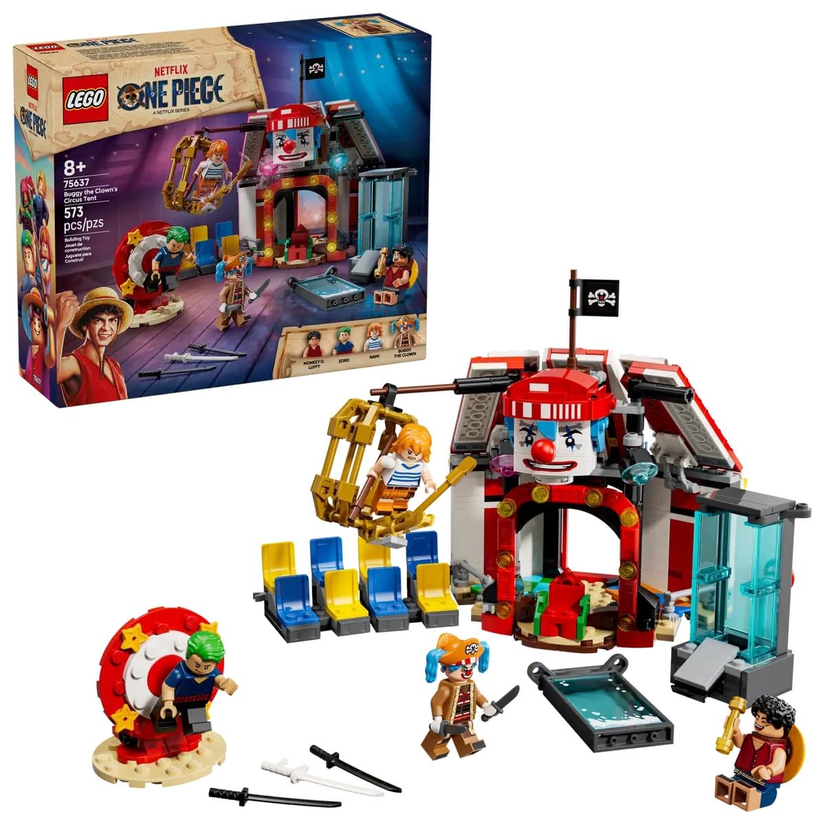 LEGO Debuts New One Piece Buggy the Clown's Circus Tent Set