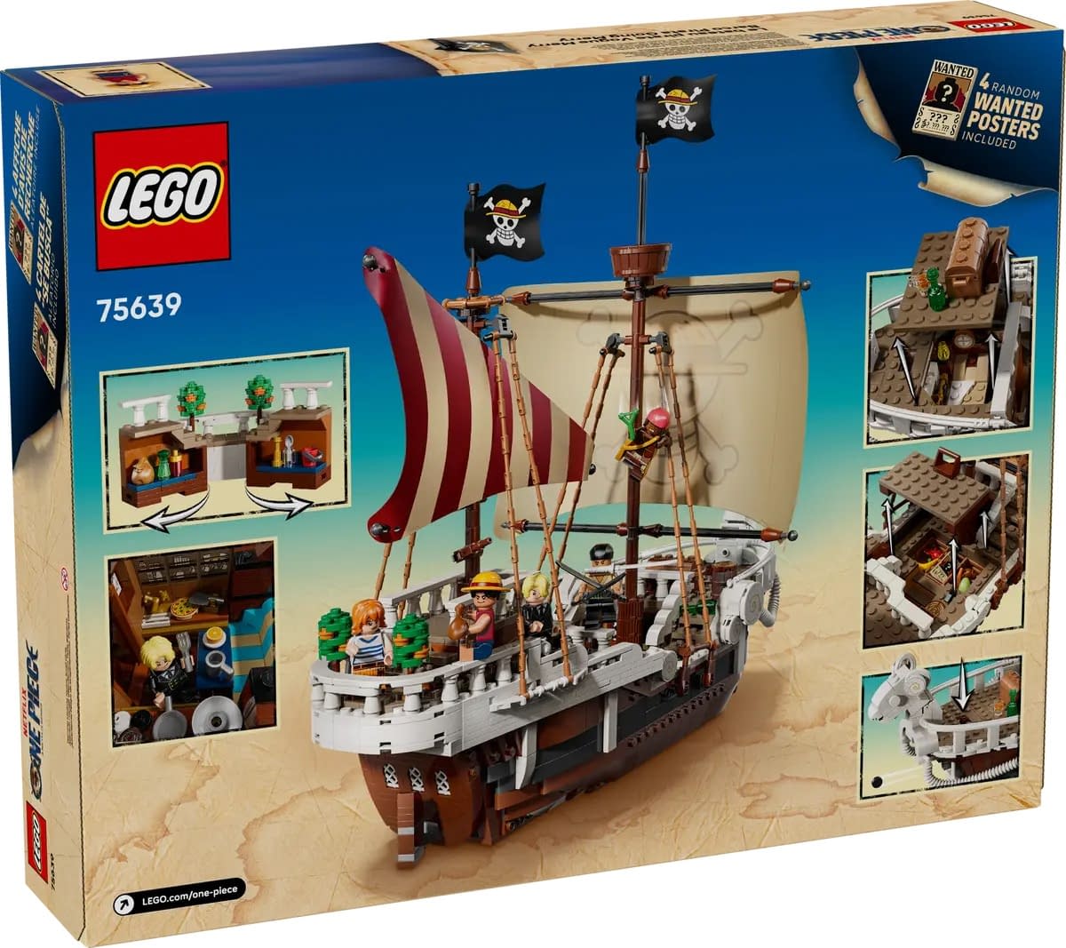 One Piece's The Going Merry Pirate Ship Arrives from LEGO