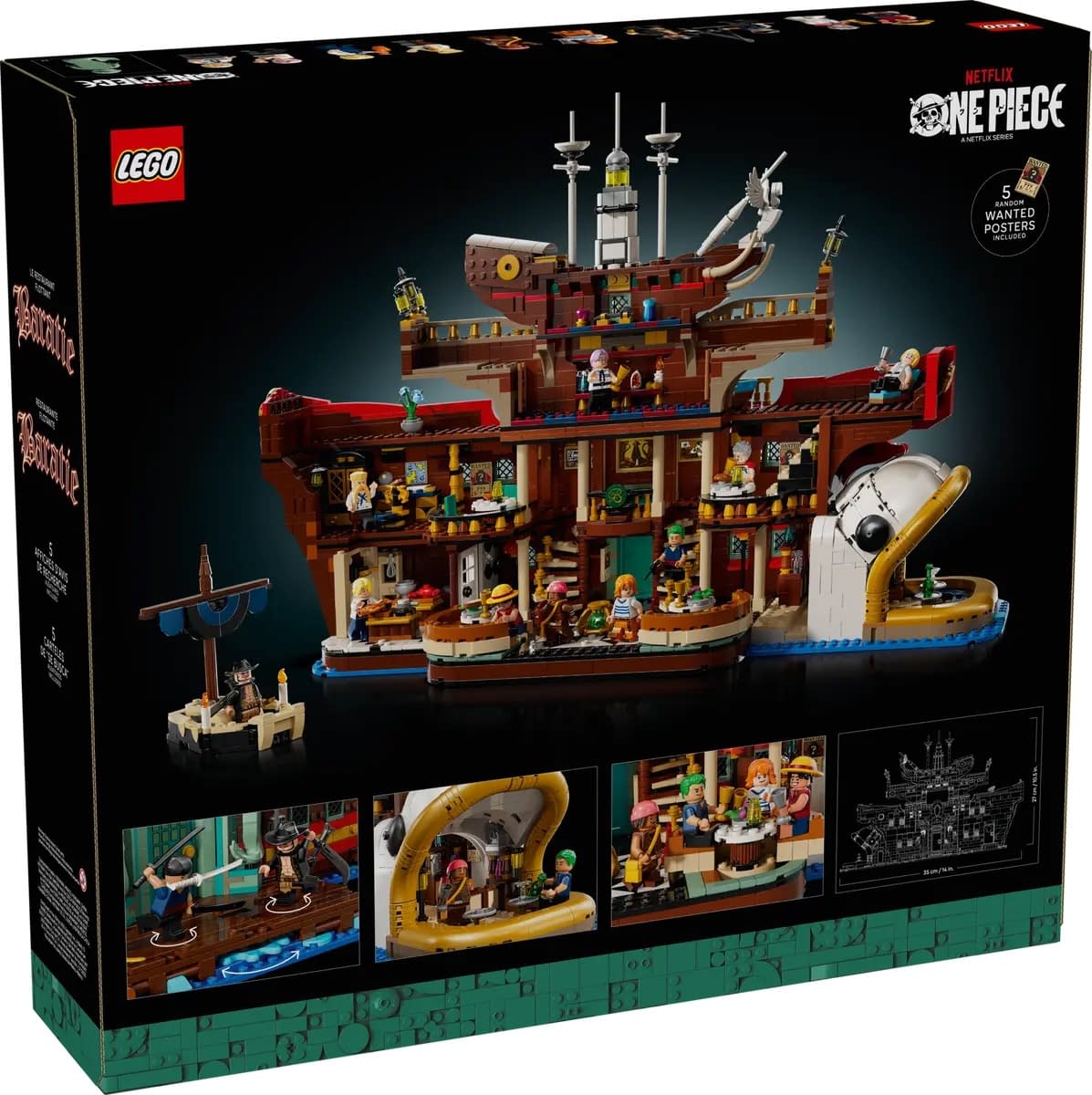 LEGO Unveils Netflix One Piece The Baratie Floating Restaurant Set 